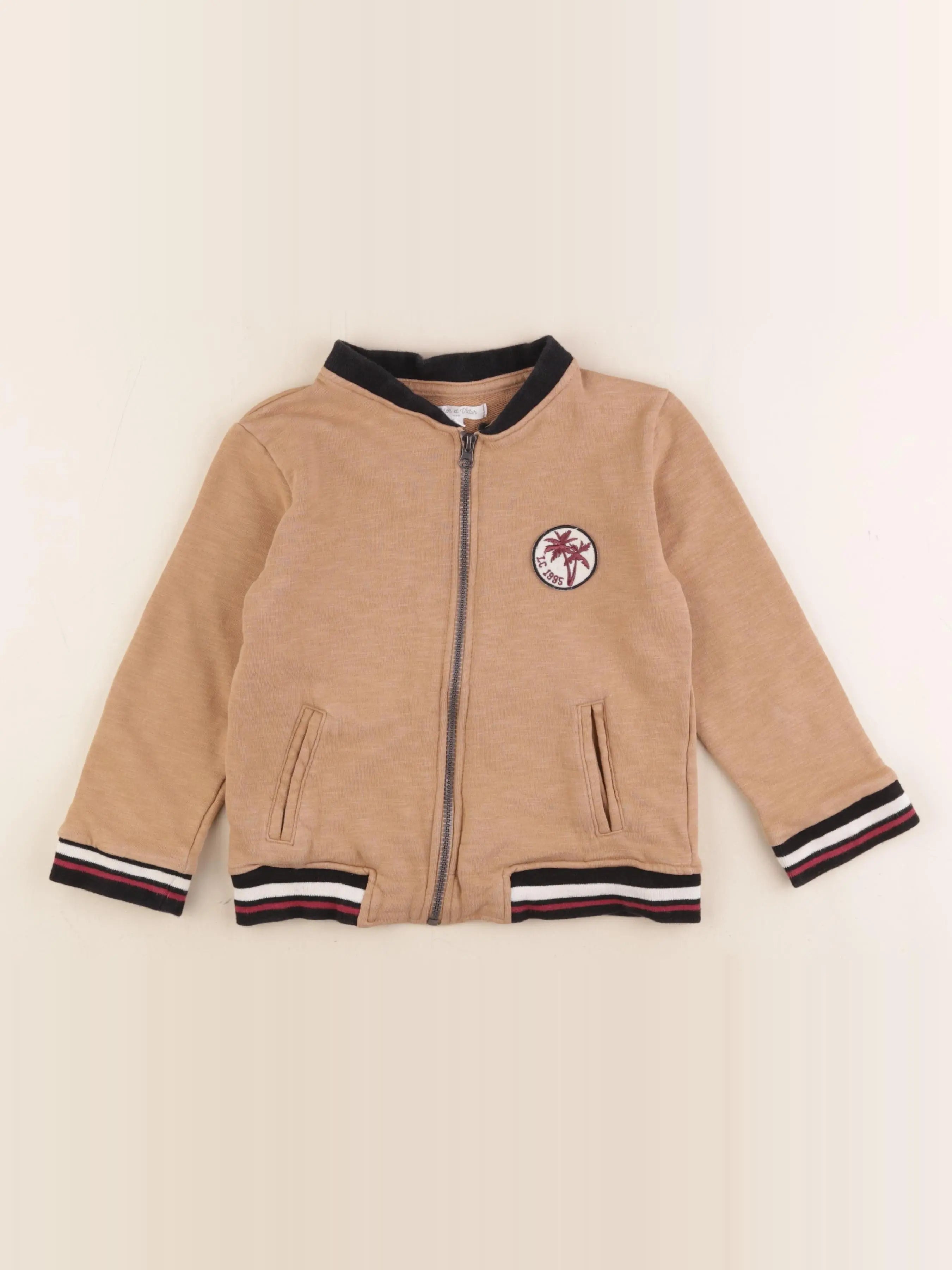 Eden & Victor - veste marron - 6 ans