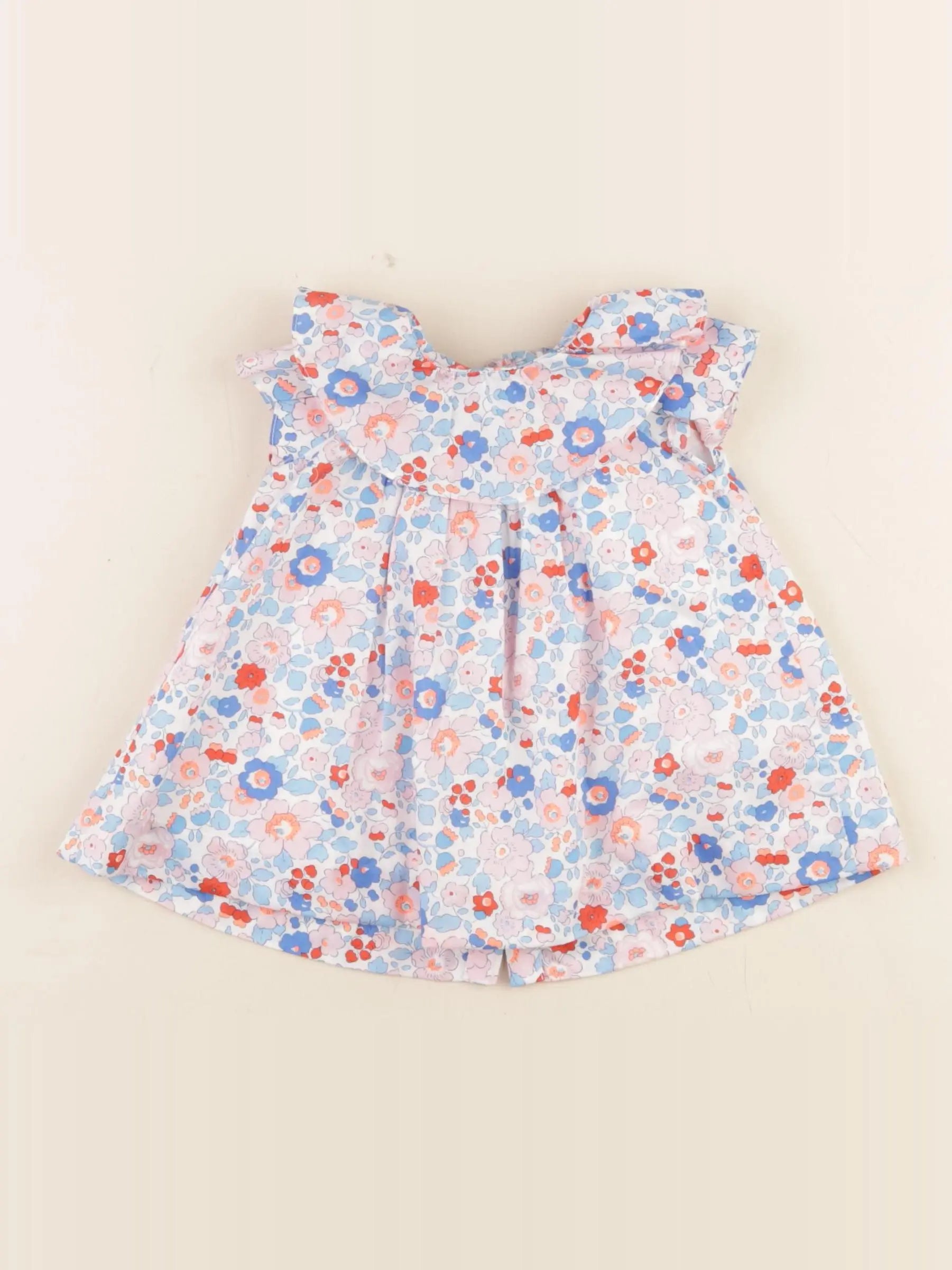 Jacadi - robe liberty multicolore - 1 mois