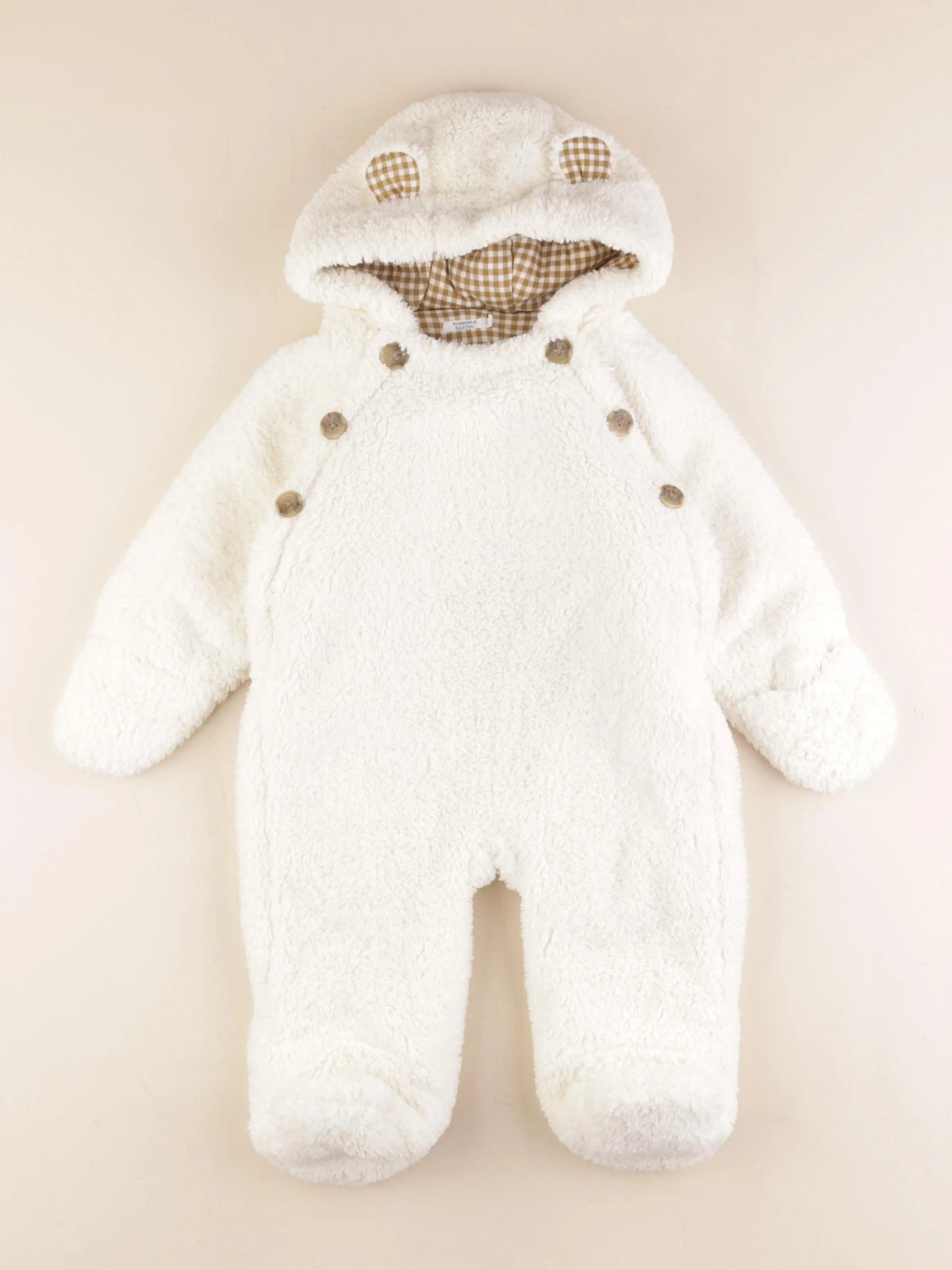Boutchou - combi-pilote blanc - 12 mois