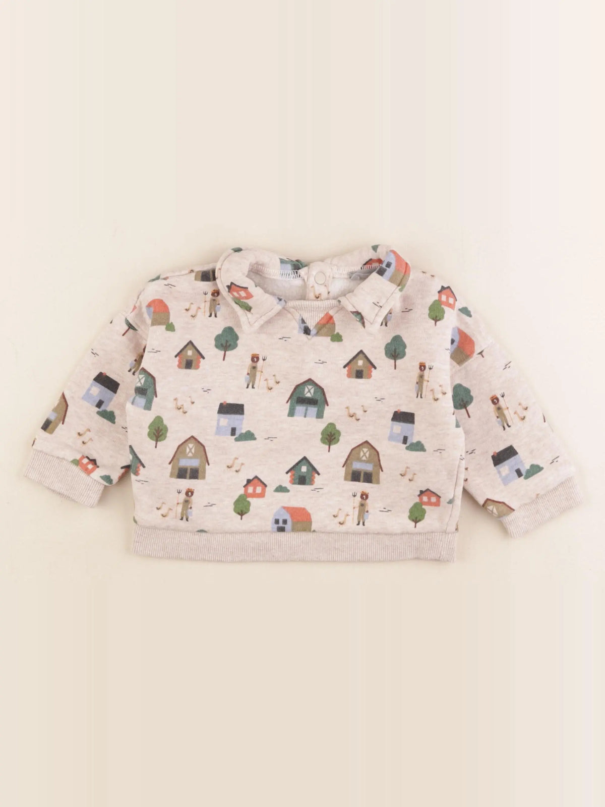 Boutchou - sweat beige - 9 mois