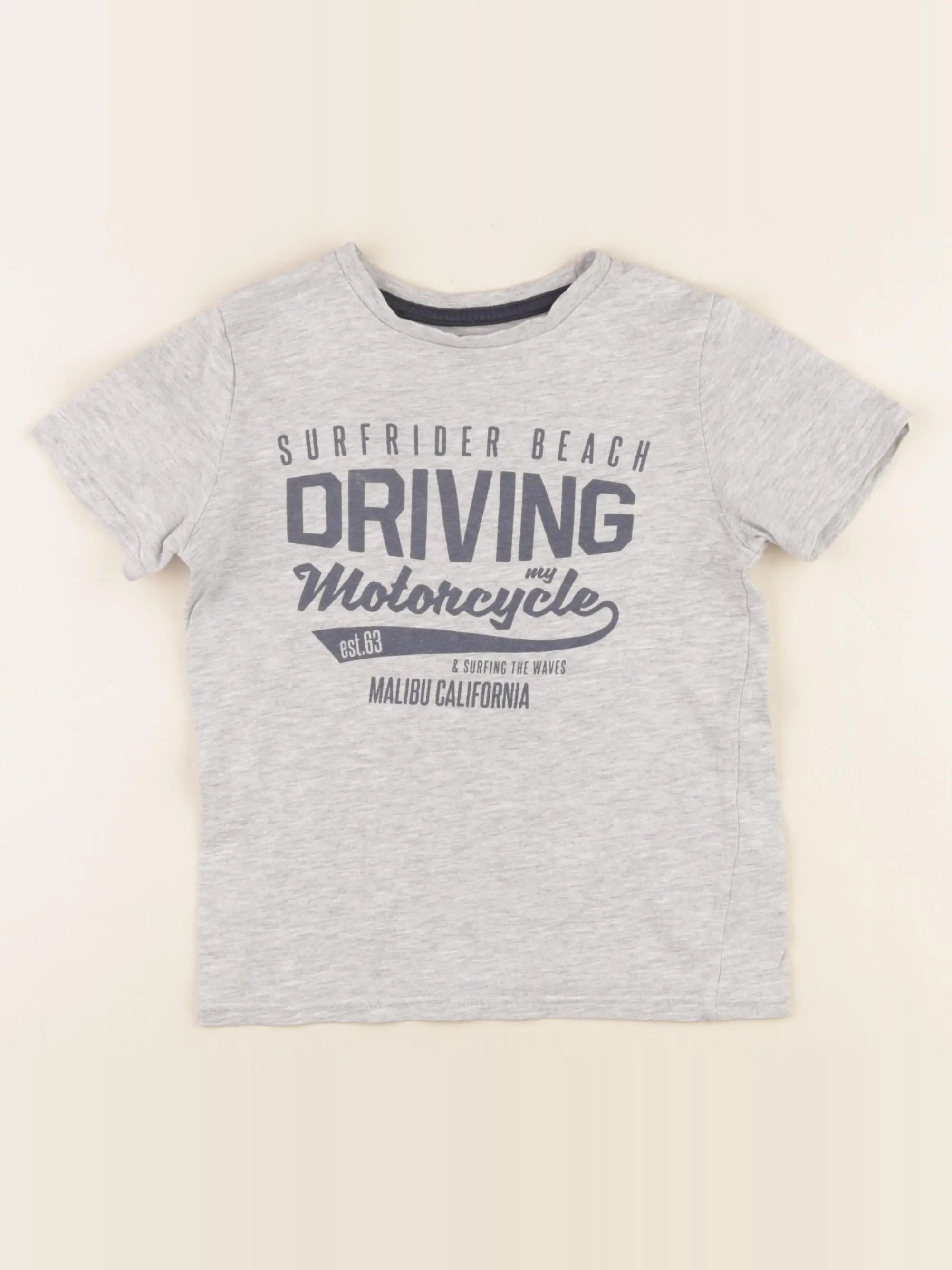 Vertbaudet - tee-shirt gris - 5 ans