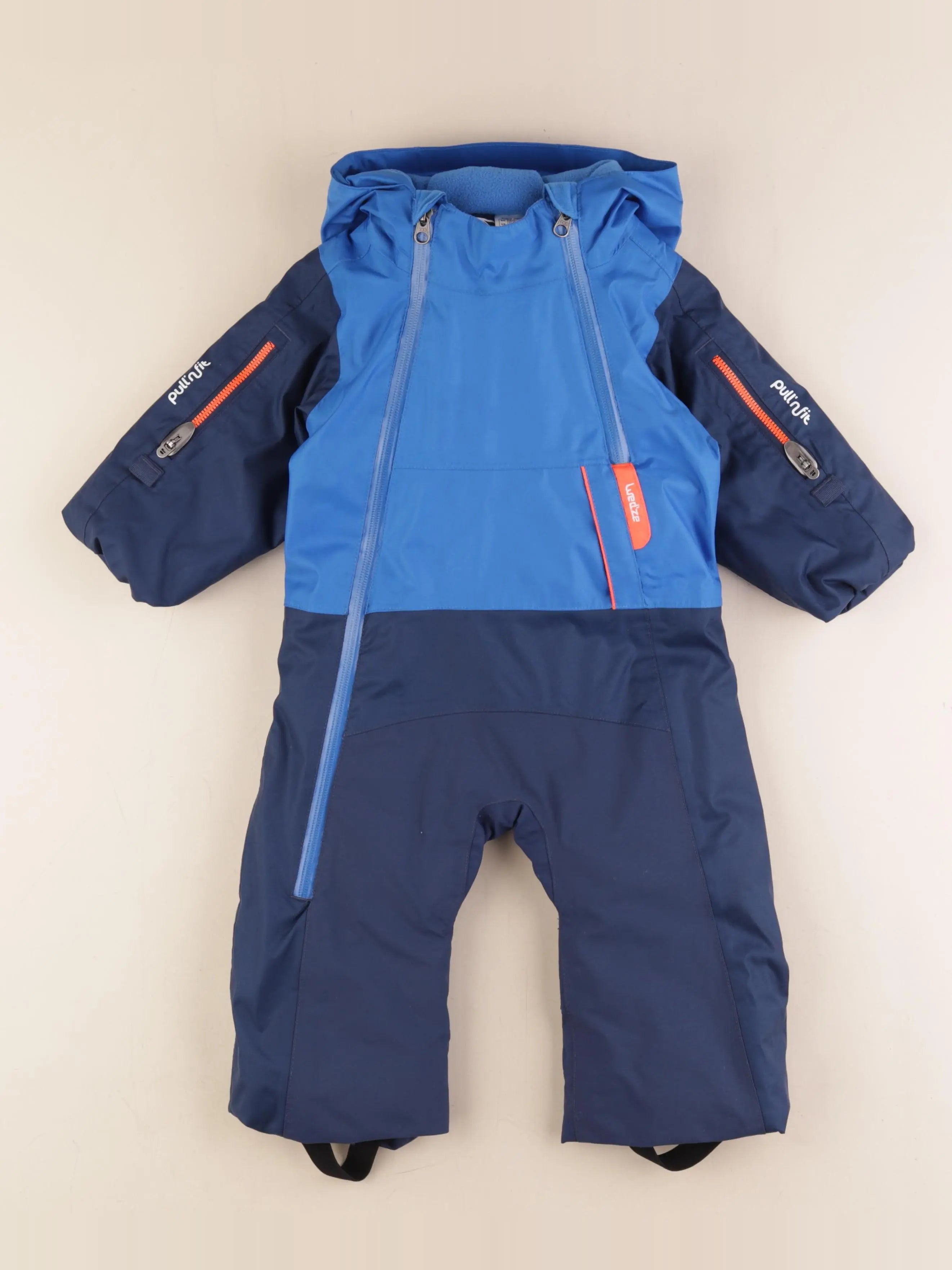 Decathlon ski - combinaison de ski bleu - 12/18 mois