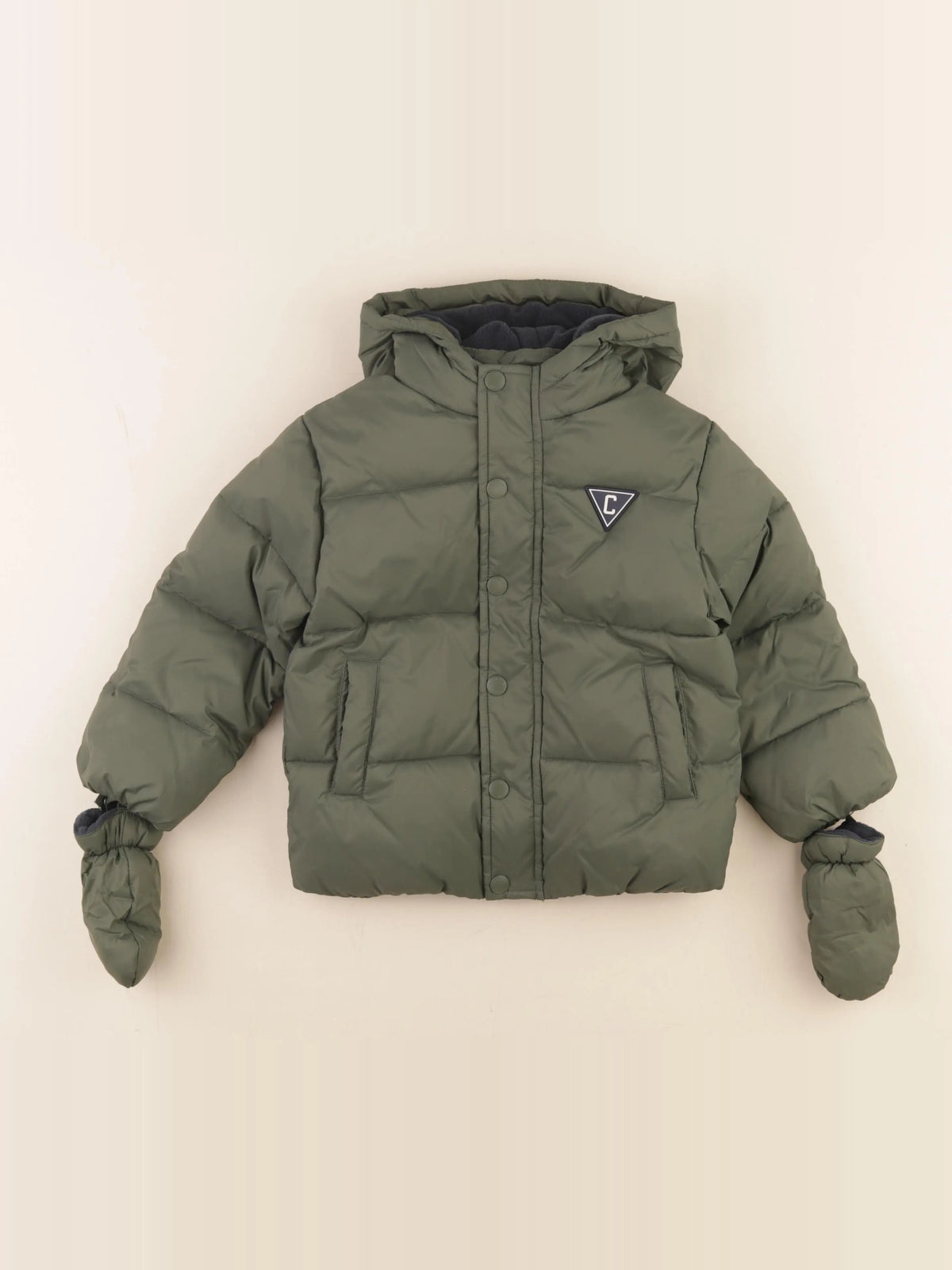 Cyrillus - doudoune vert - 36 mois
