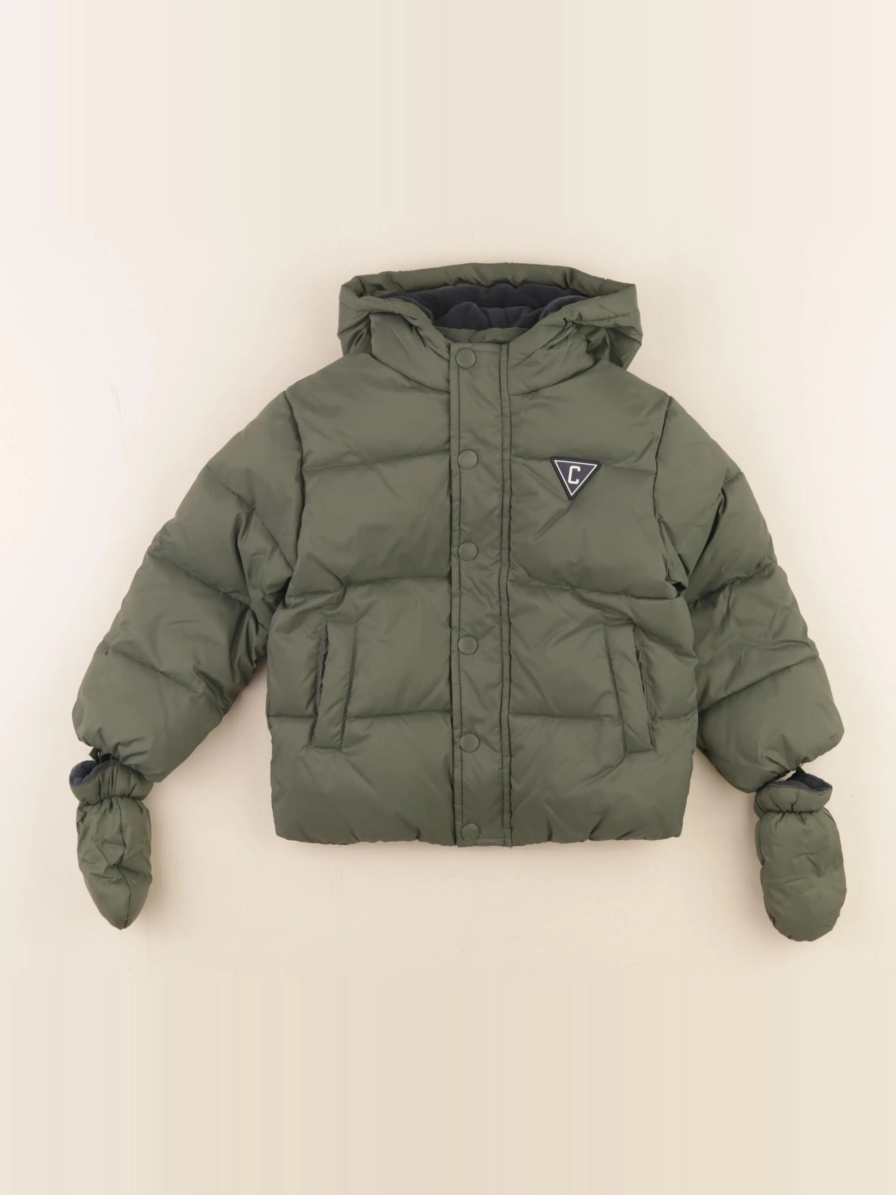 Cyrillus - doudoune vert - 36 mois