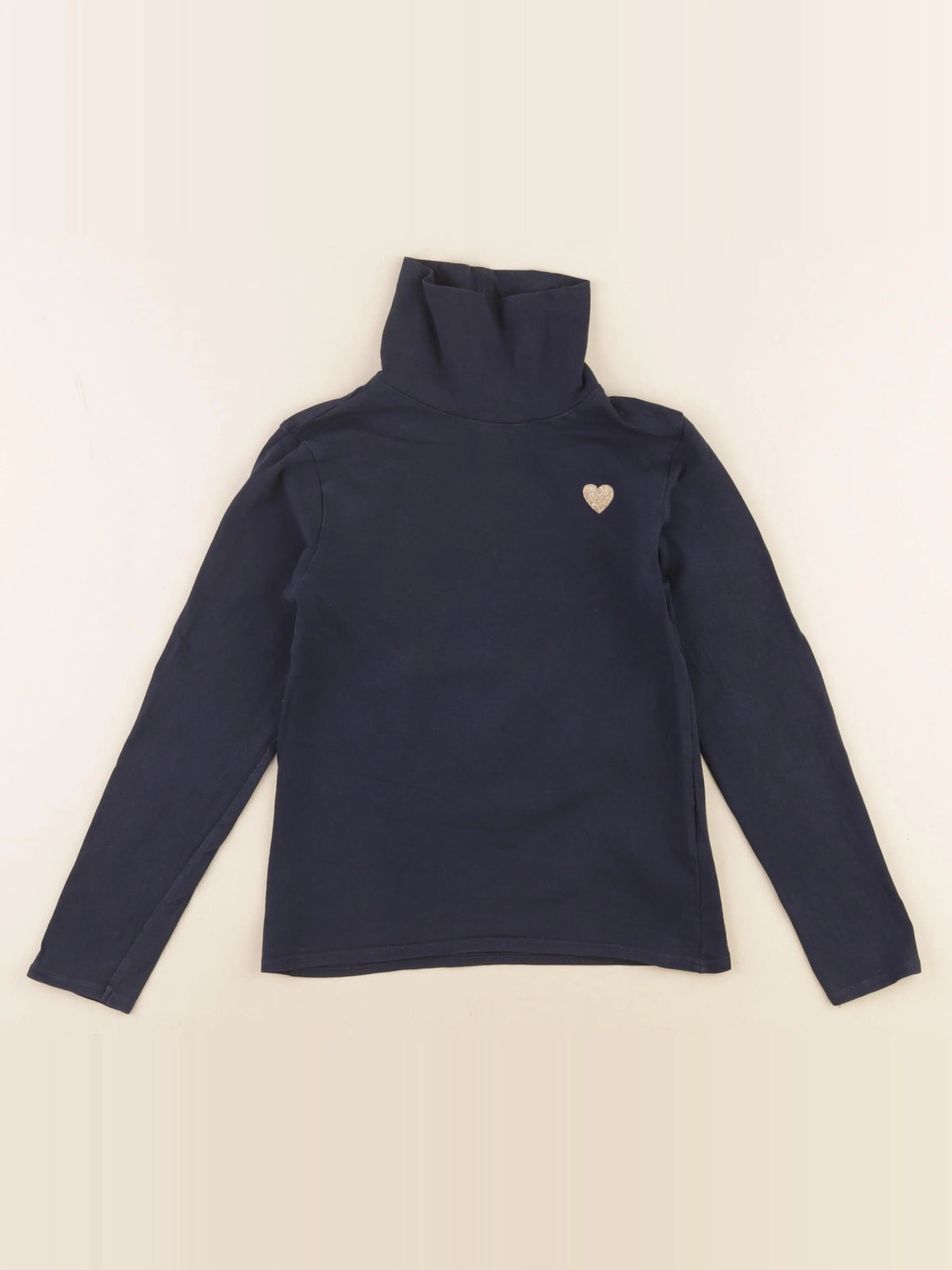 Vertbaudet - sous-pull bleu - 8 ans