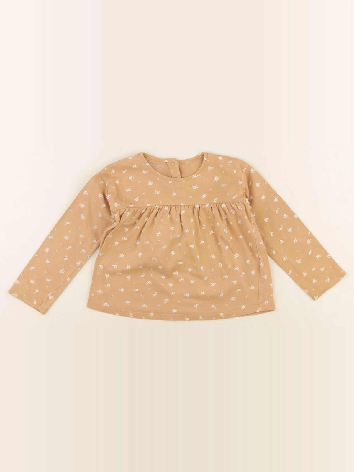 Vertbaudet - tee-shirt marron - 36 mois