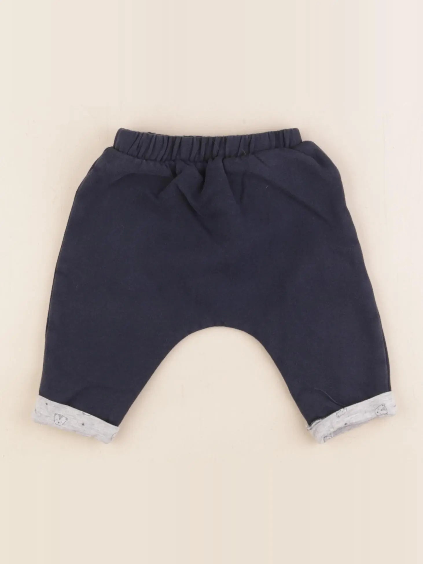 Vertbaudet - pantalon bleu - 3 mois