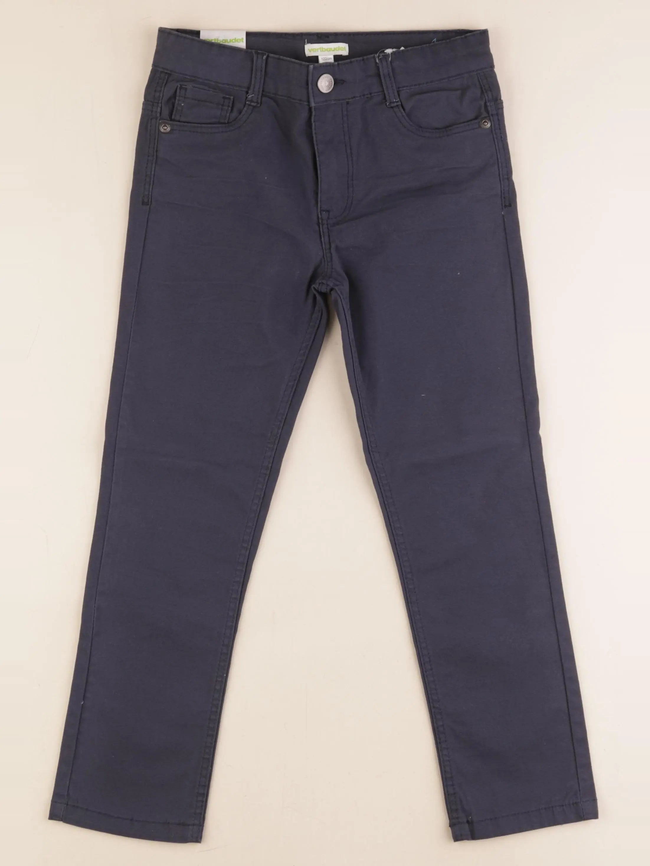 Vertbaudet - pantalon bleu - 7 ans
