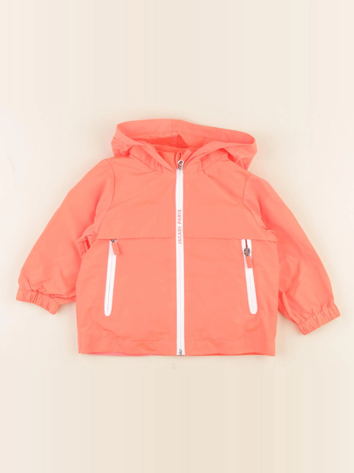 Jacadi - coupe-vent orange fluo - 18 mois