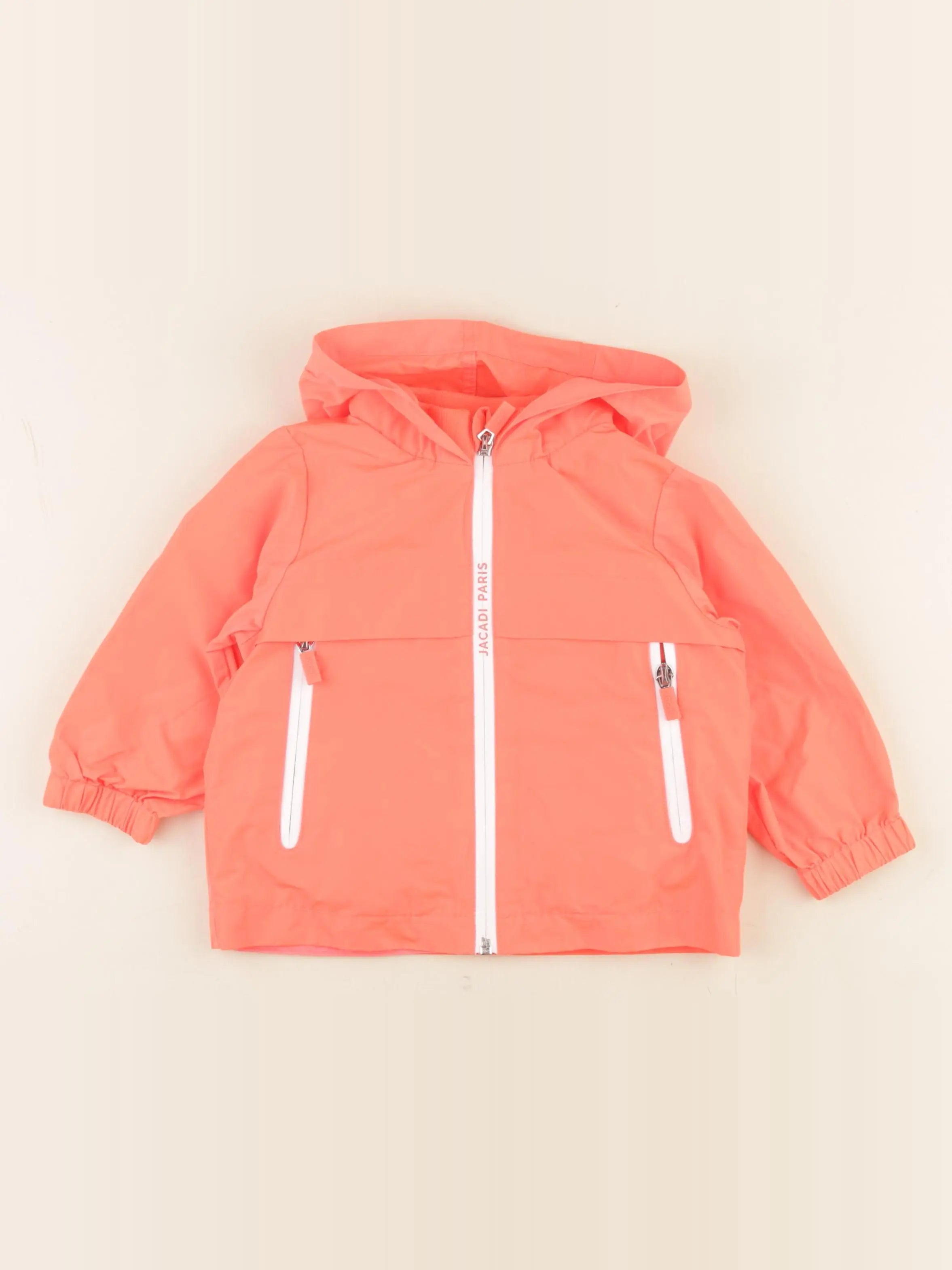 Jacadi - coupe-vent orange fluo - 18 mois