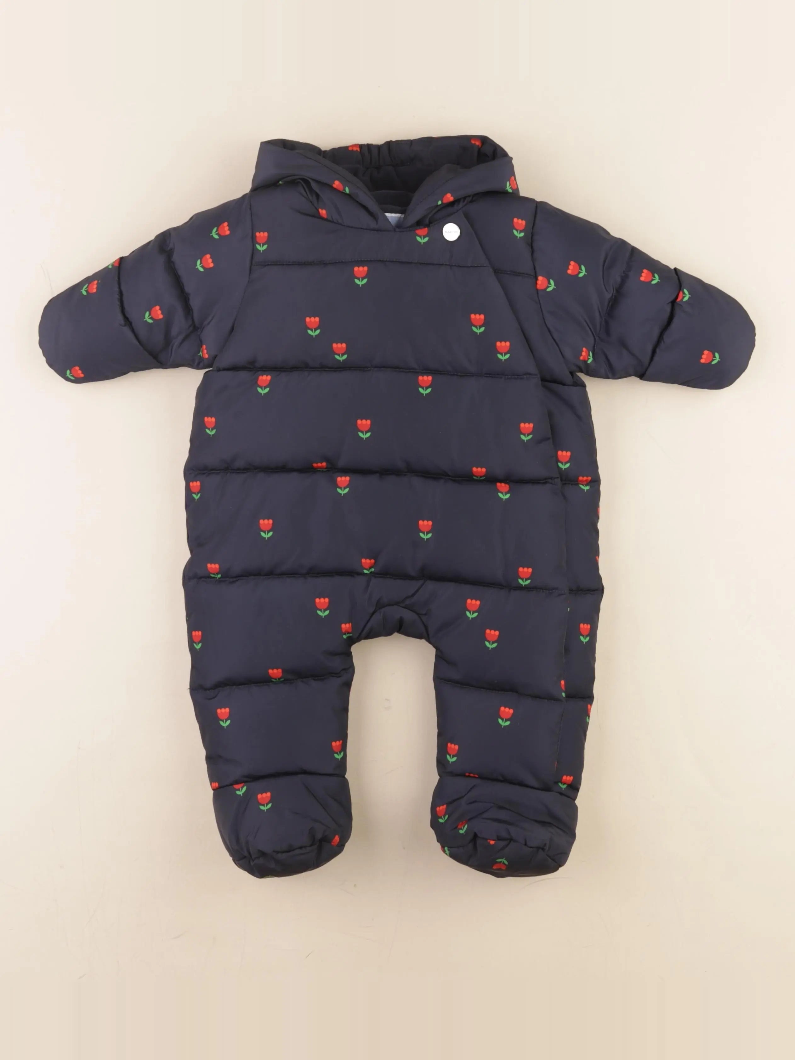 Jacadi - combi-pilote bleu - 3 mois