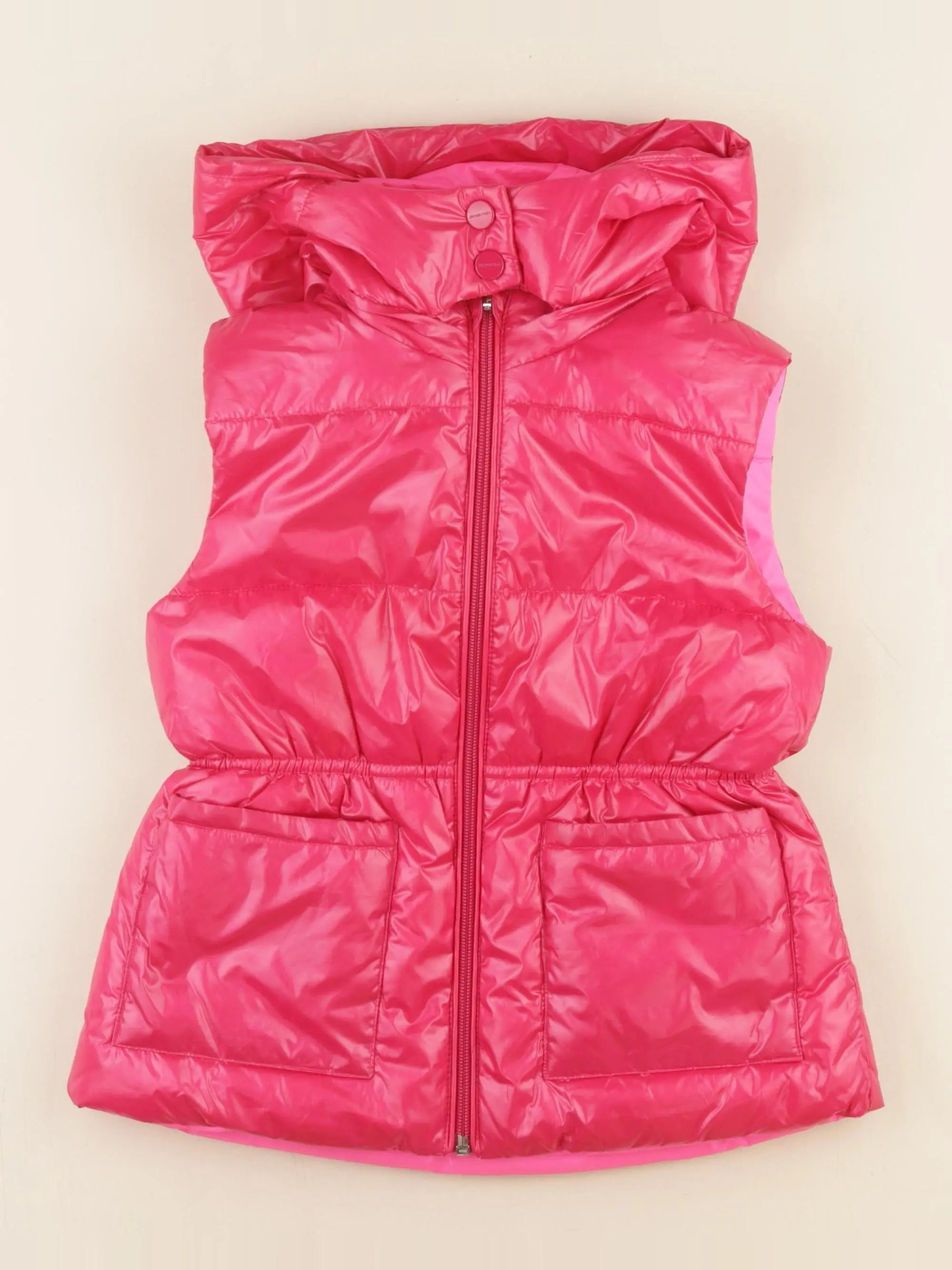 Jacadi - doudoune réversible rose - 8 ans