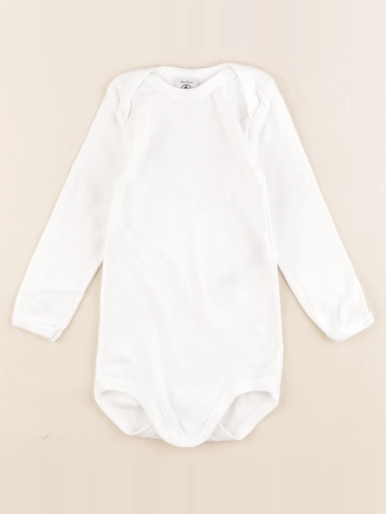 Petit Bateau - body blanc - 18 mois