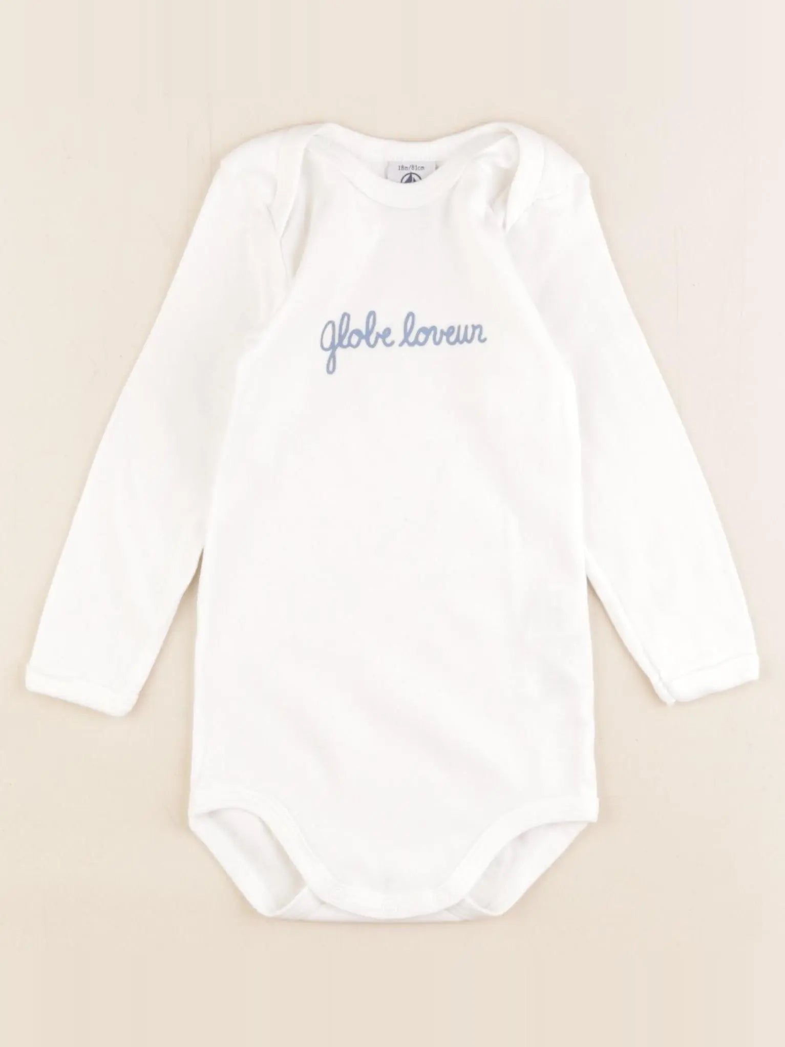 Petit Bateau - body blanc - 18 mois