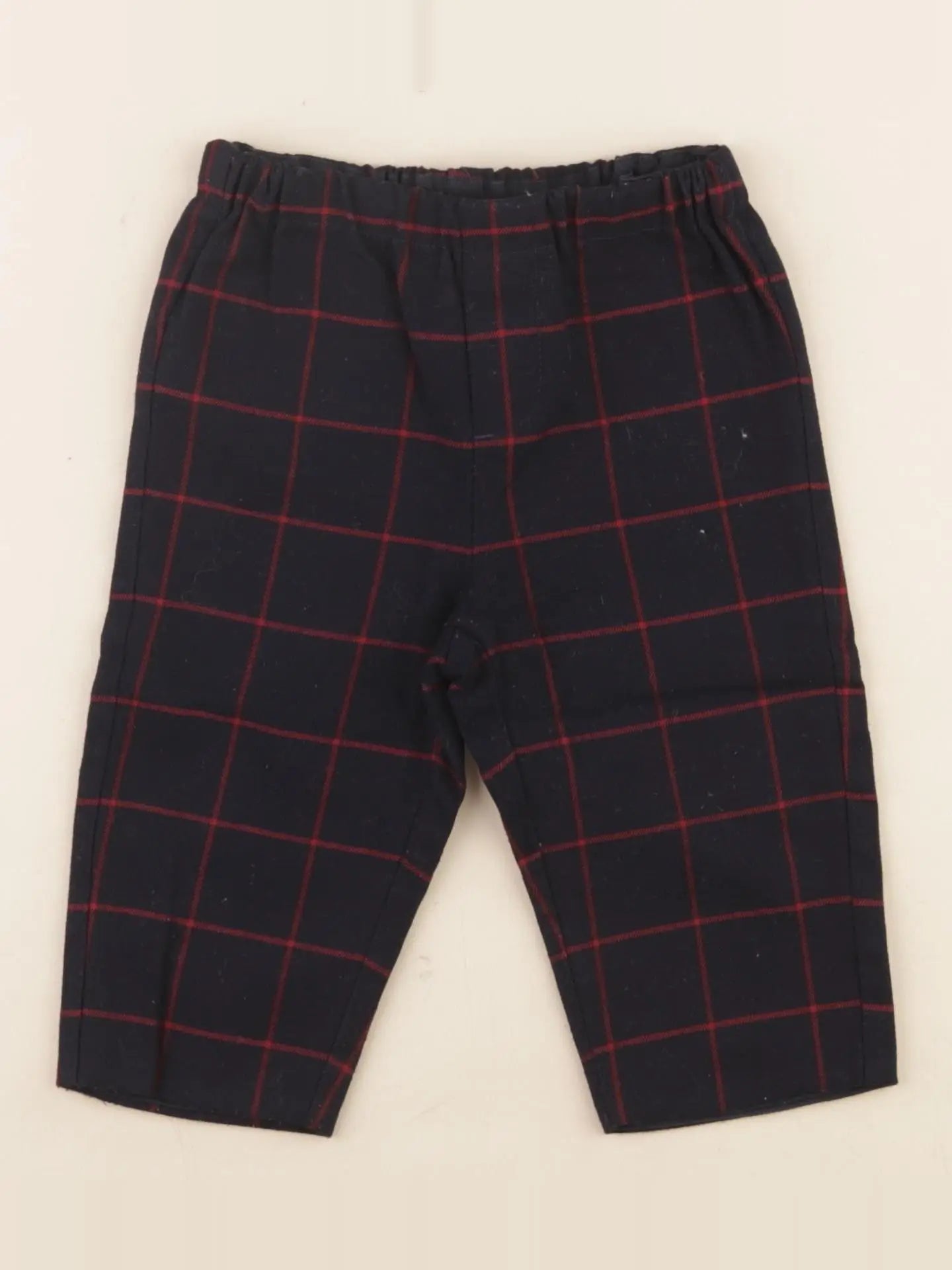 Jacadi - pantalon bleu, rouge - 12 mois