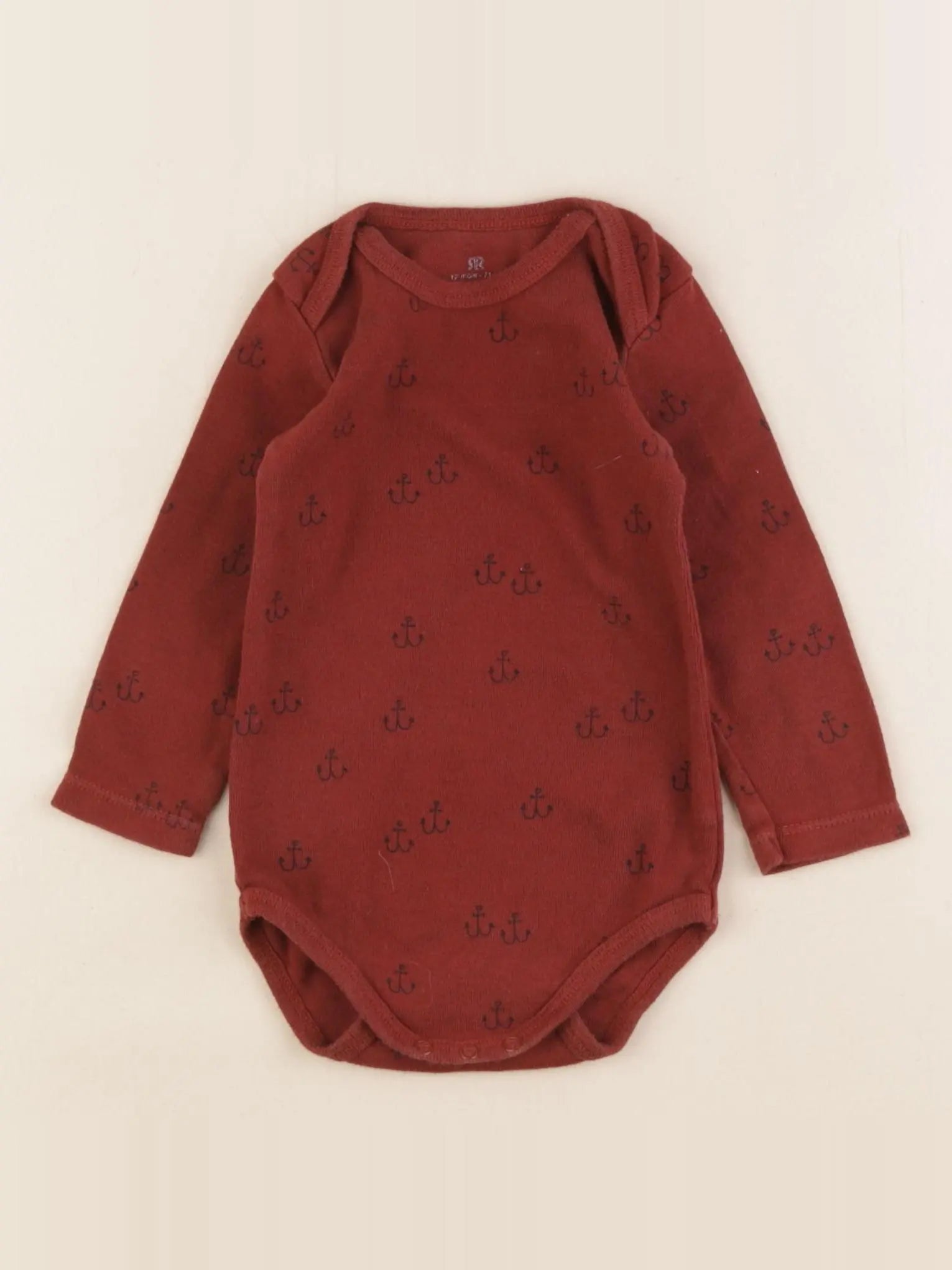 La Redoute - body rouge - 12 mois