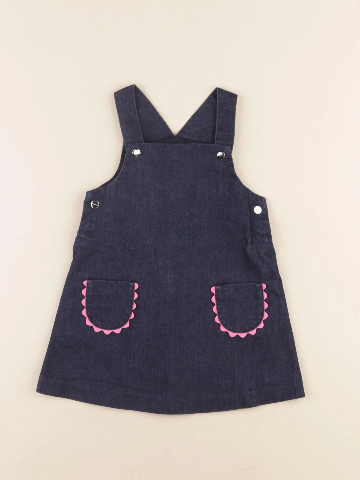 Jacadi - robe bleu, rose - 24 mois