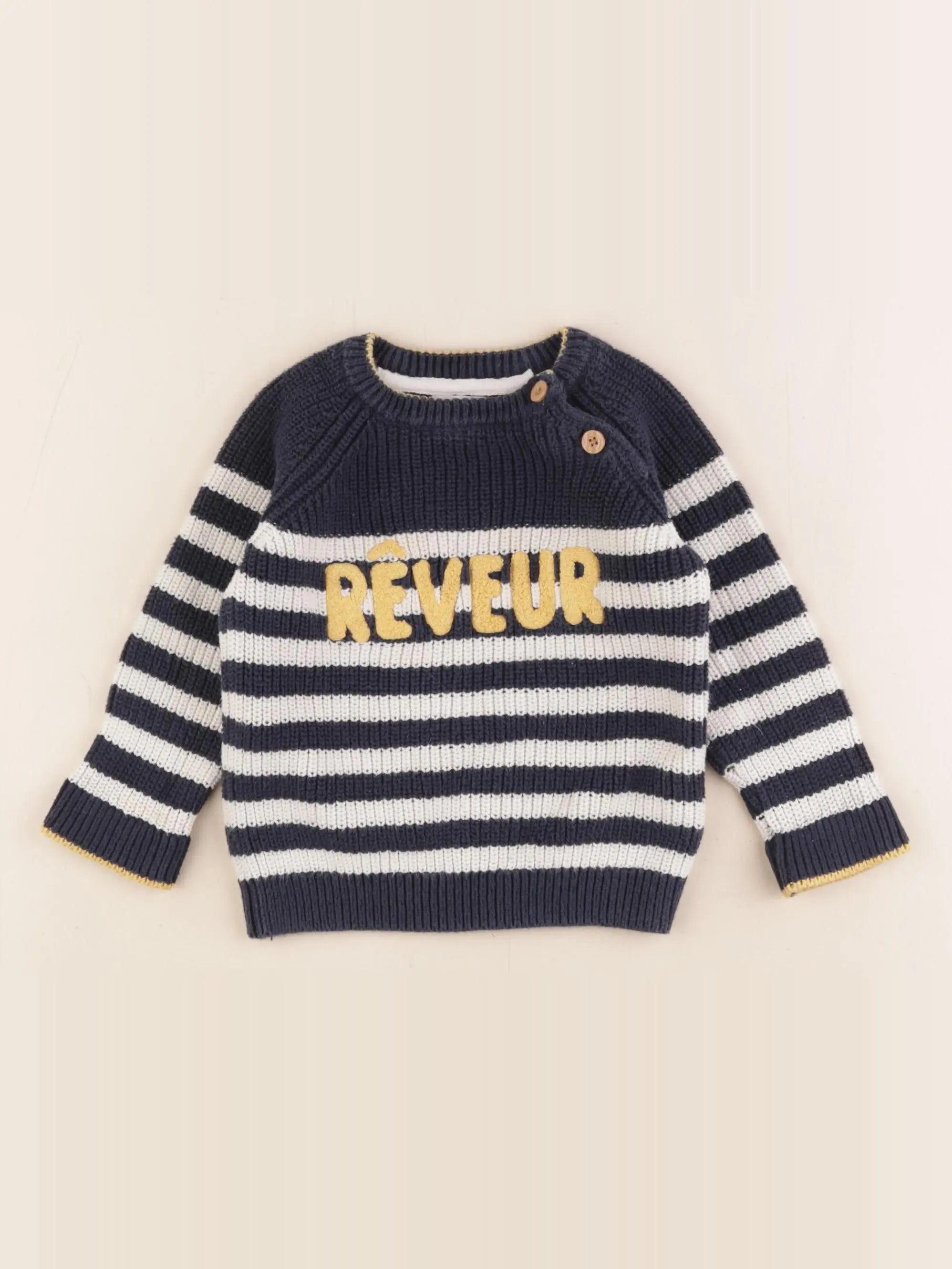 Tape à l'oeil - pull bleu - 18 mois