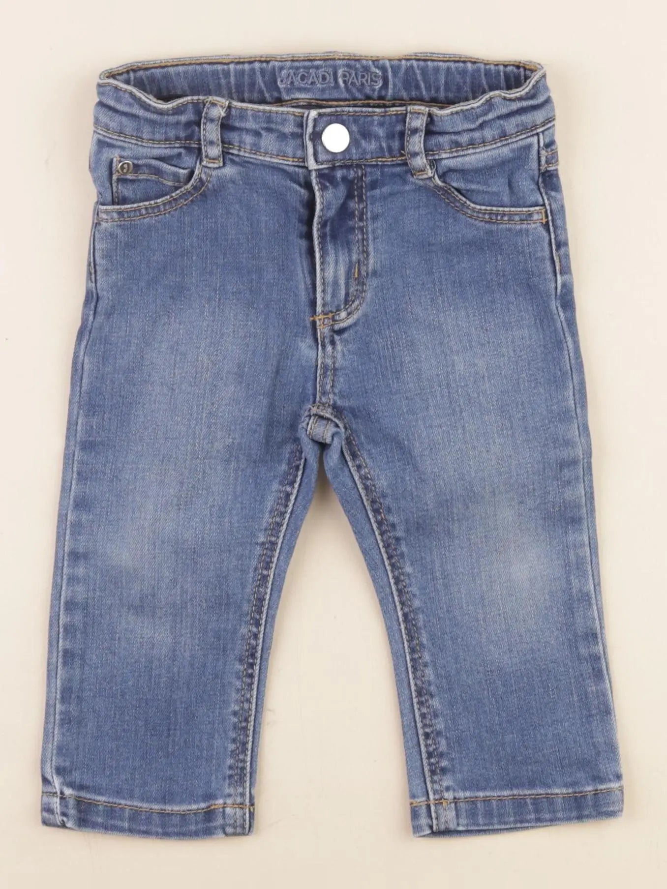 Jacadi - jean bleu - 12 mois