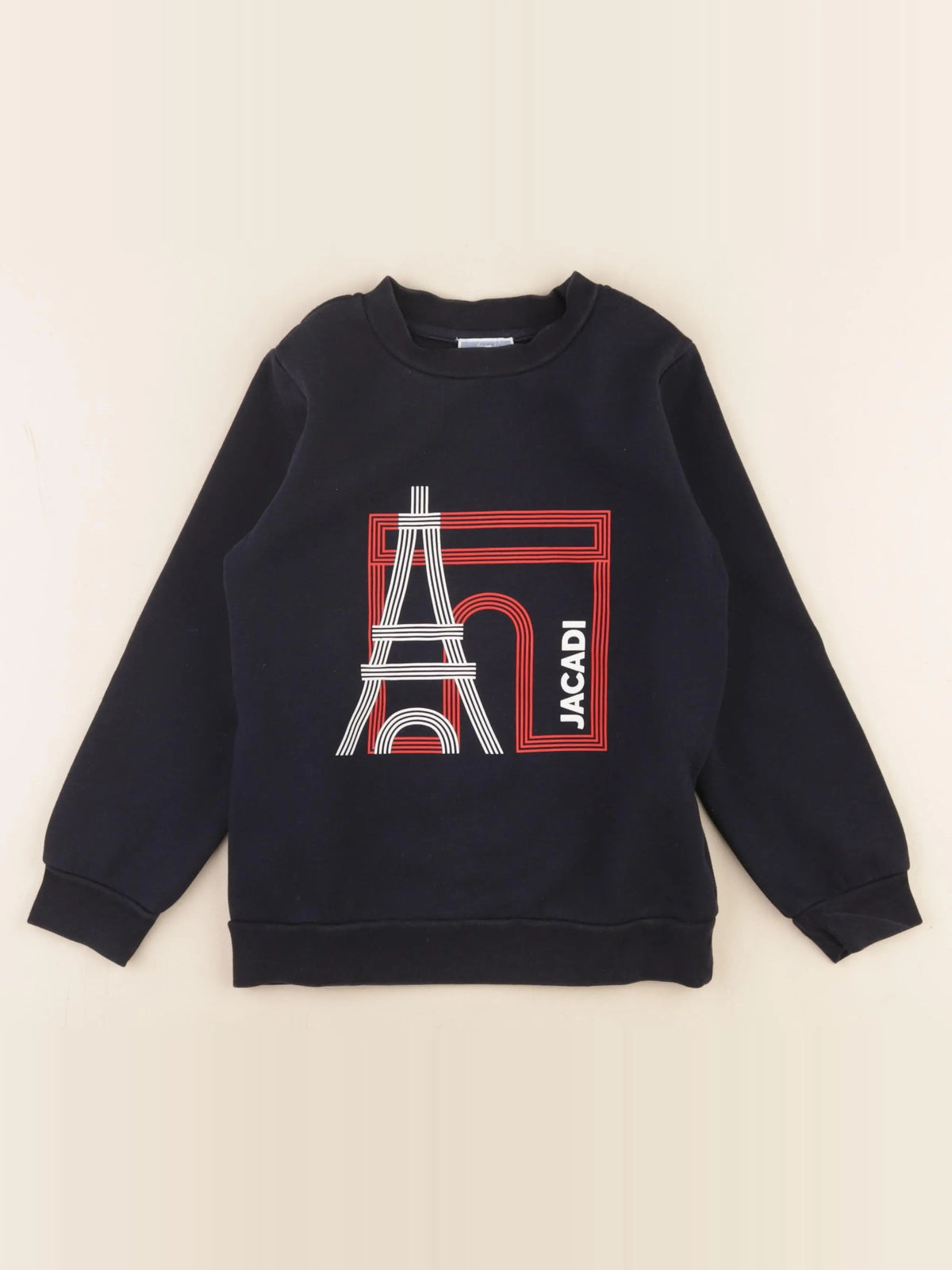 Jacadi - sweat bleu - 8 ans