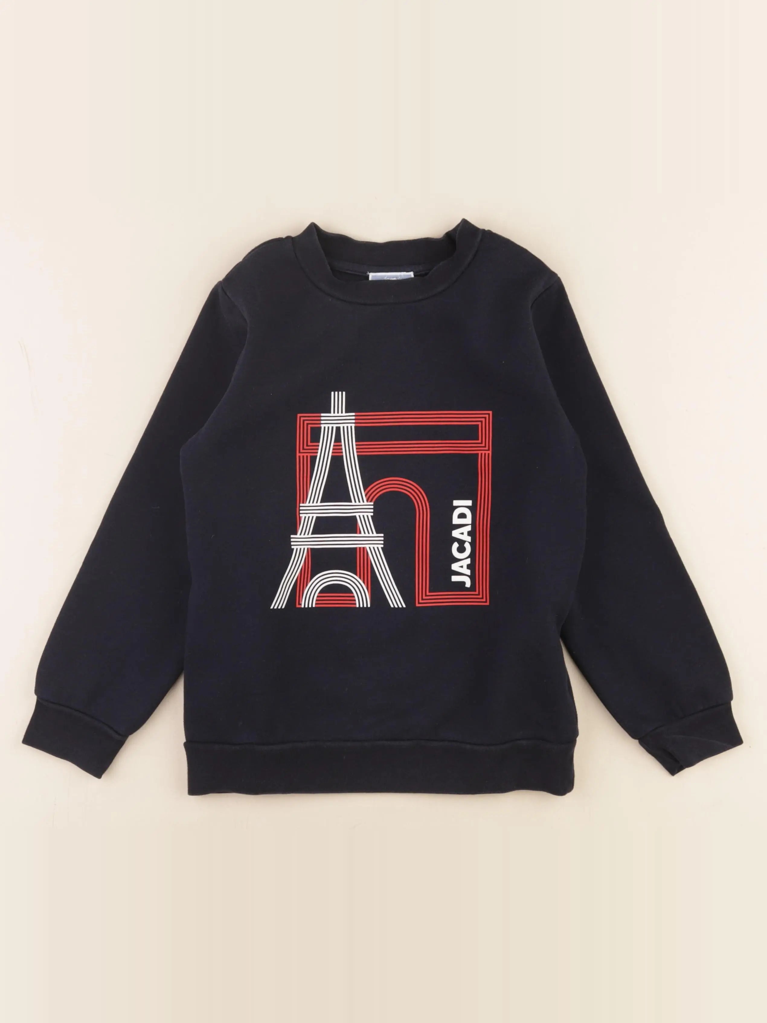 Jacadi - sweat bleu - 8 ans