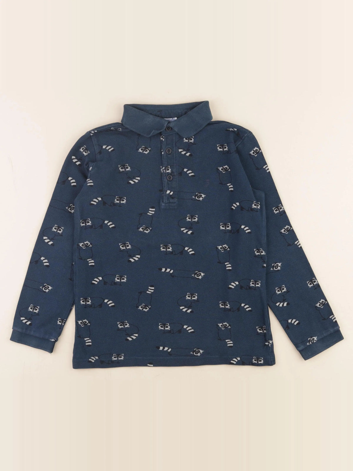 Jacadi - polo bleu - 8 ans