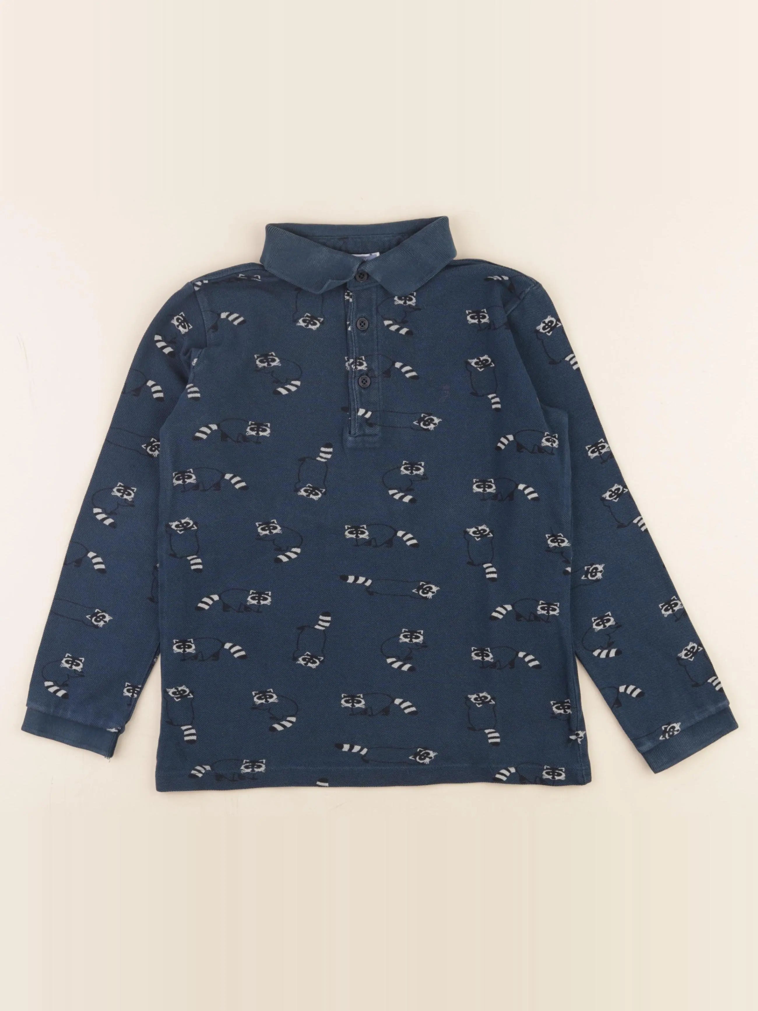Jacadi - polo bleu - 8 ans