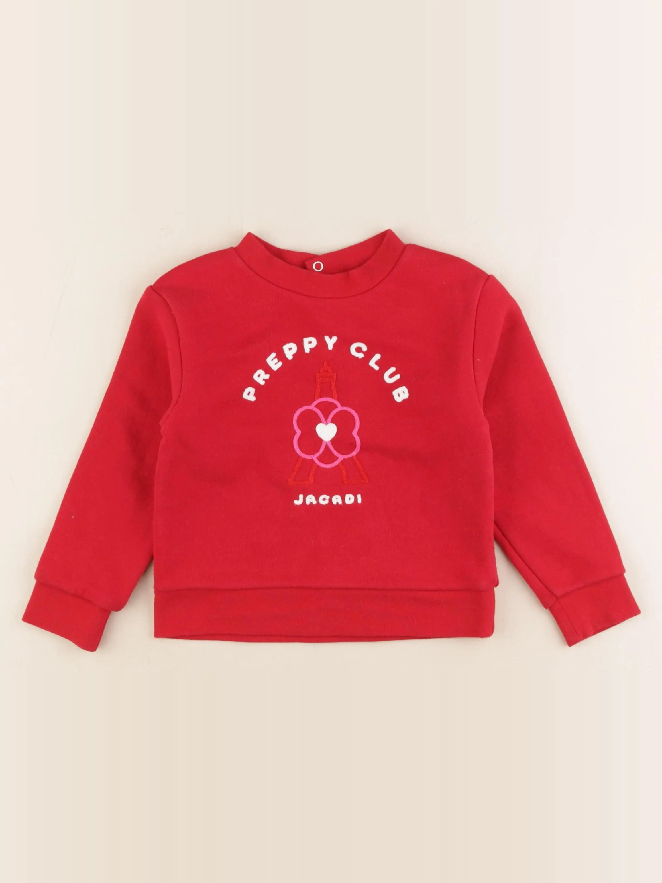 Jacadi - sweat rouge - 4 ans