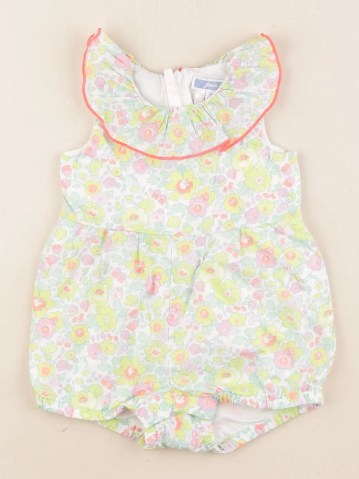 Jacadi - combinaison liberty multicolore - 6 mois