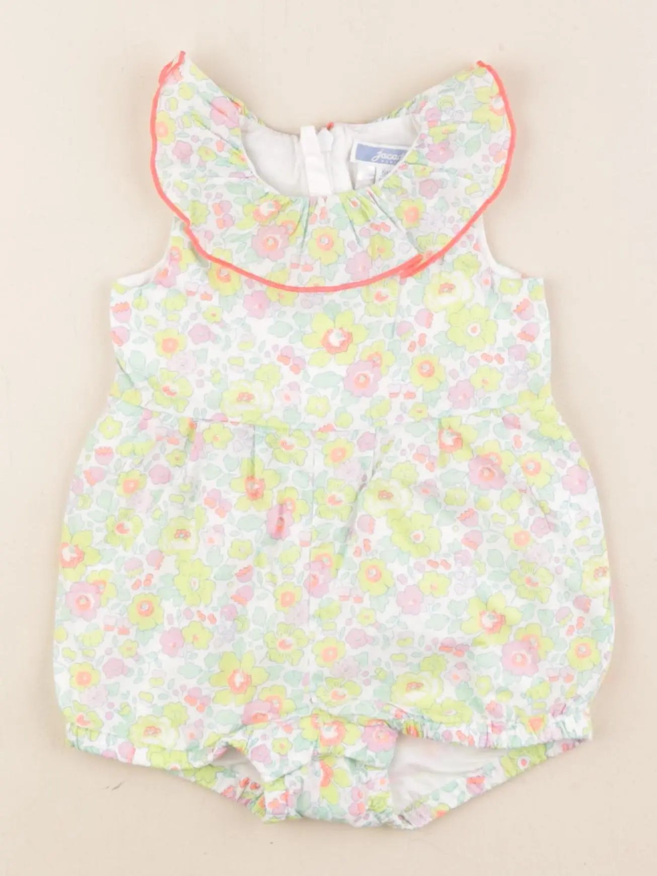 Jacadi - combinaison liberty multicolore - 6 mois