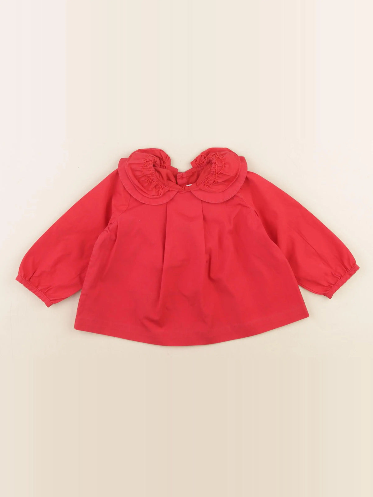 Jacadi - blouse rouge - 18 mois