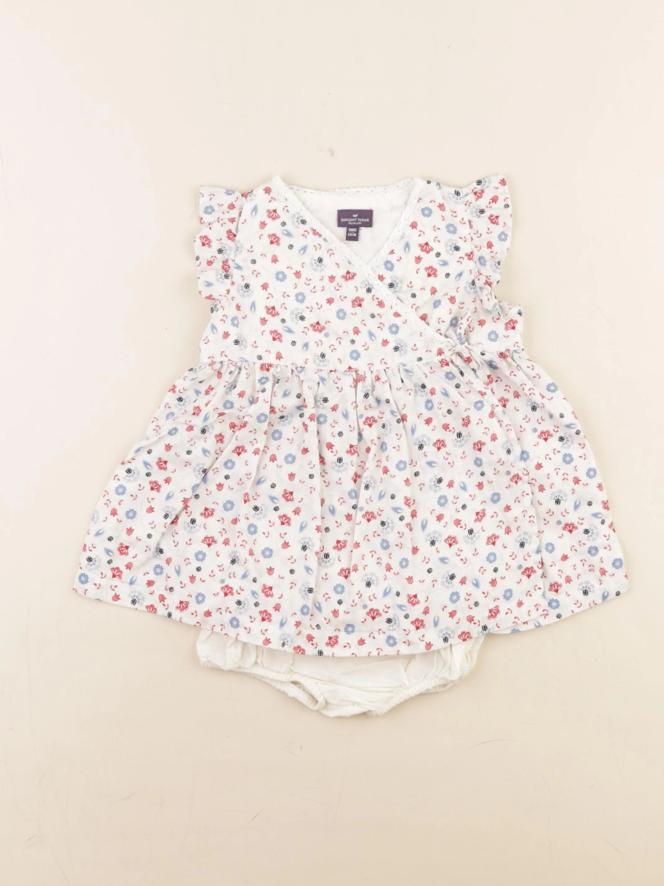 Sergent Major - robe multicolore - 6 mois