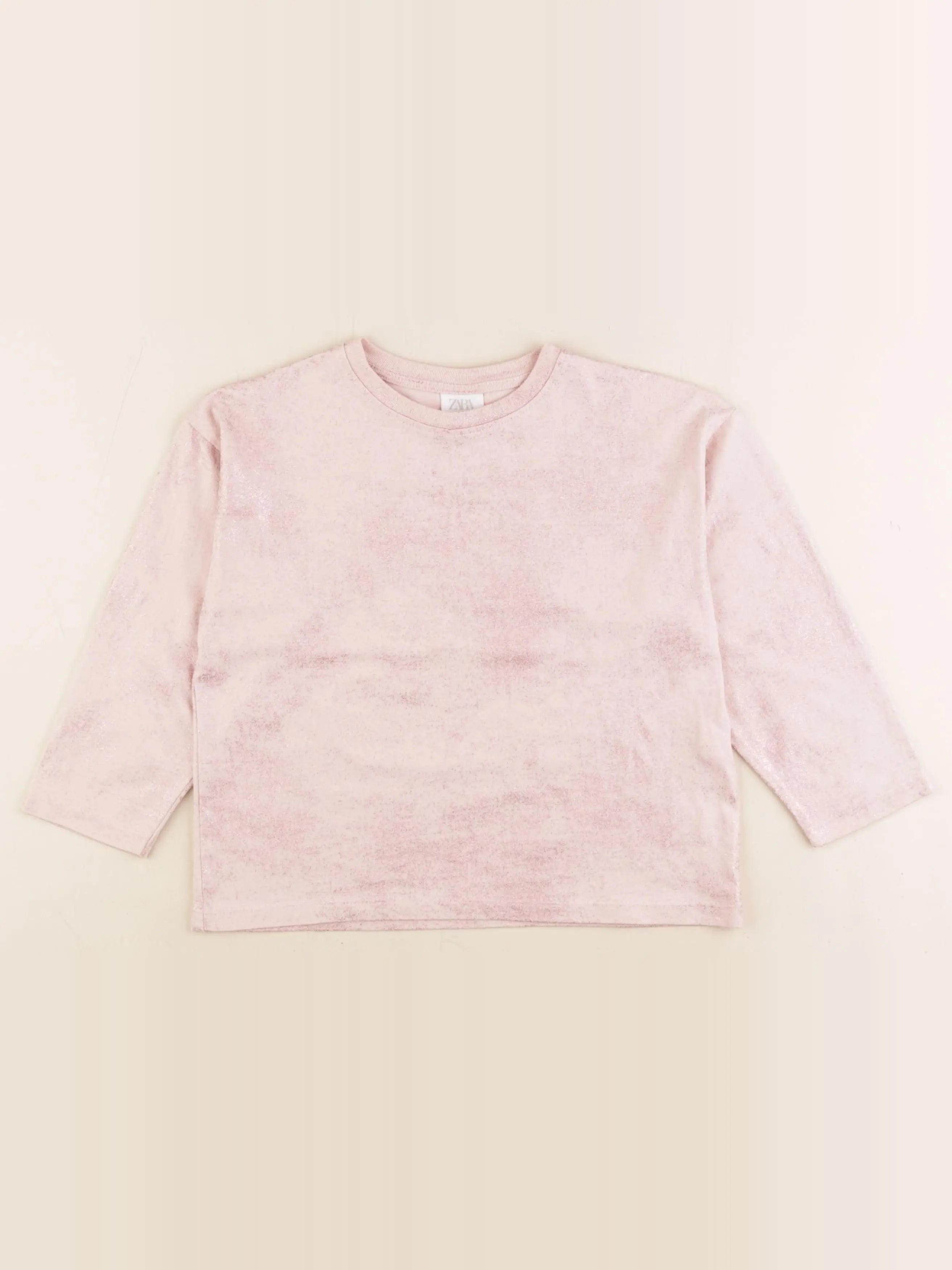 Zara - tee-shirt rose - 6/7 ans