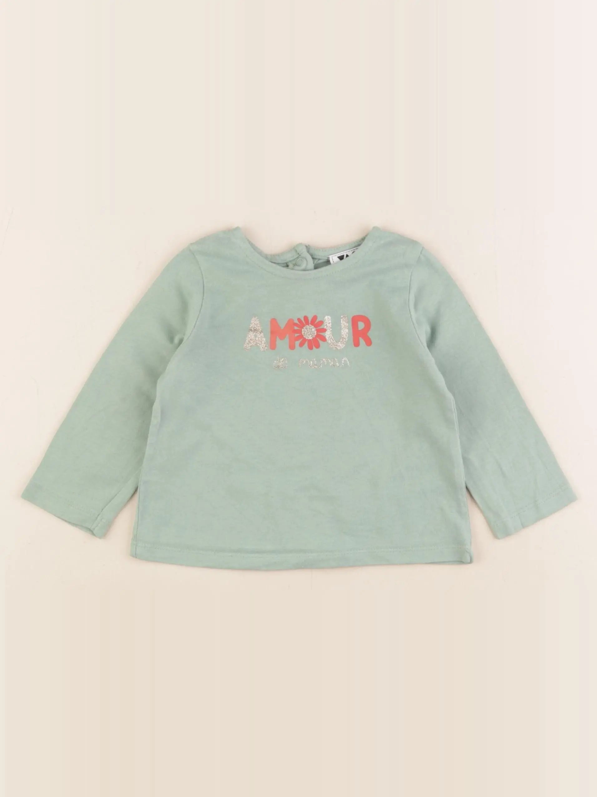 Tape à l'oeil - tee-shirt vert - 9 mois