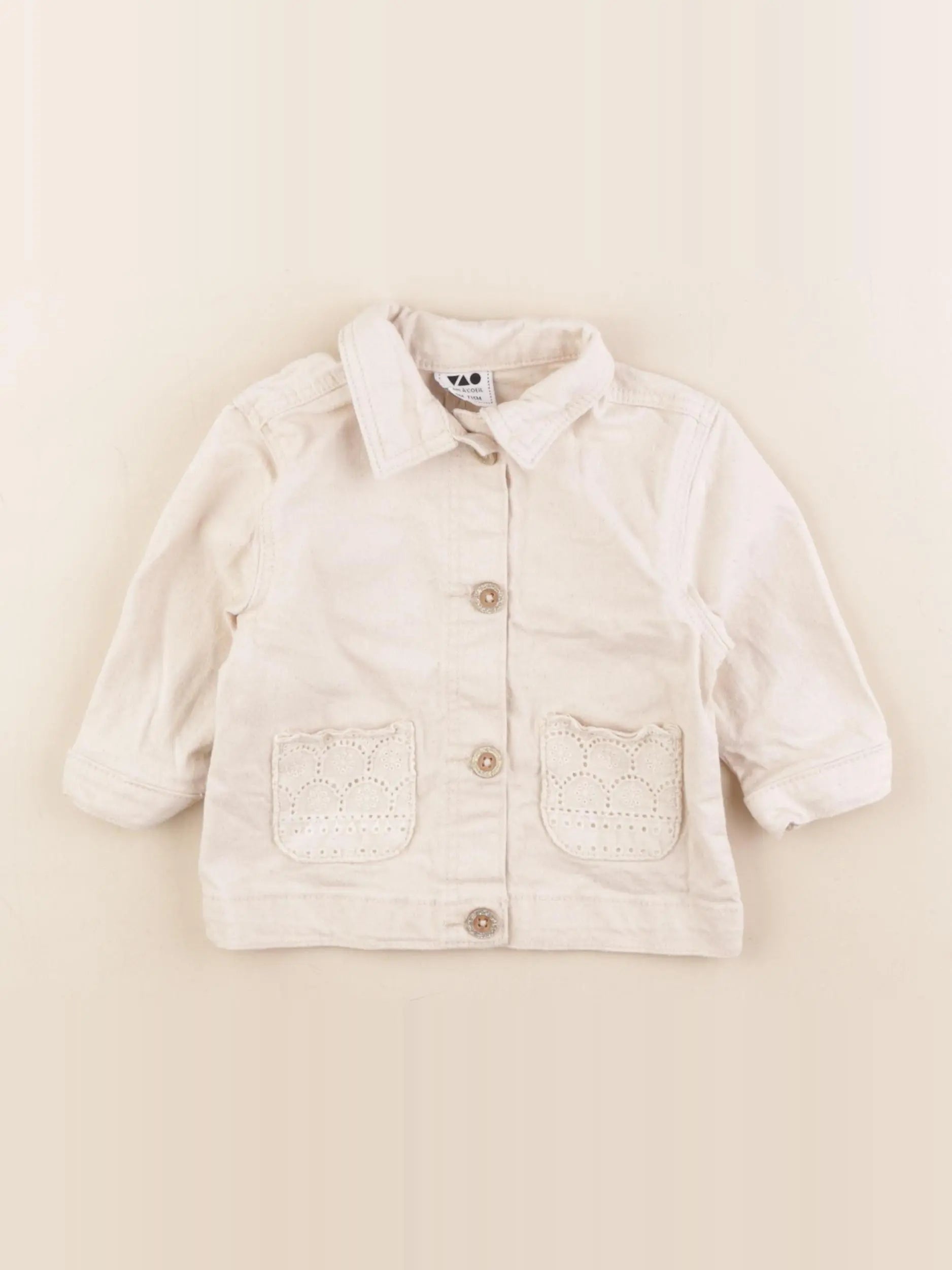 Tape à l'oeil - veste beige - 9 mois