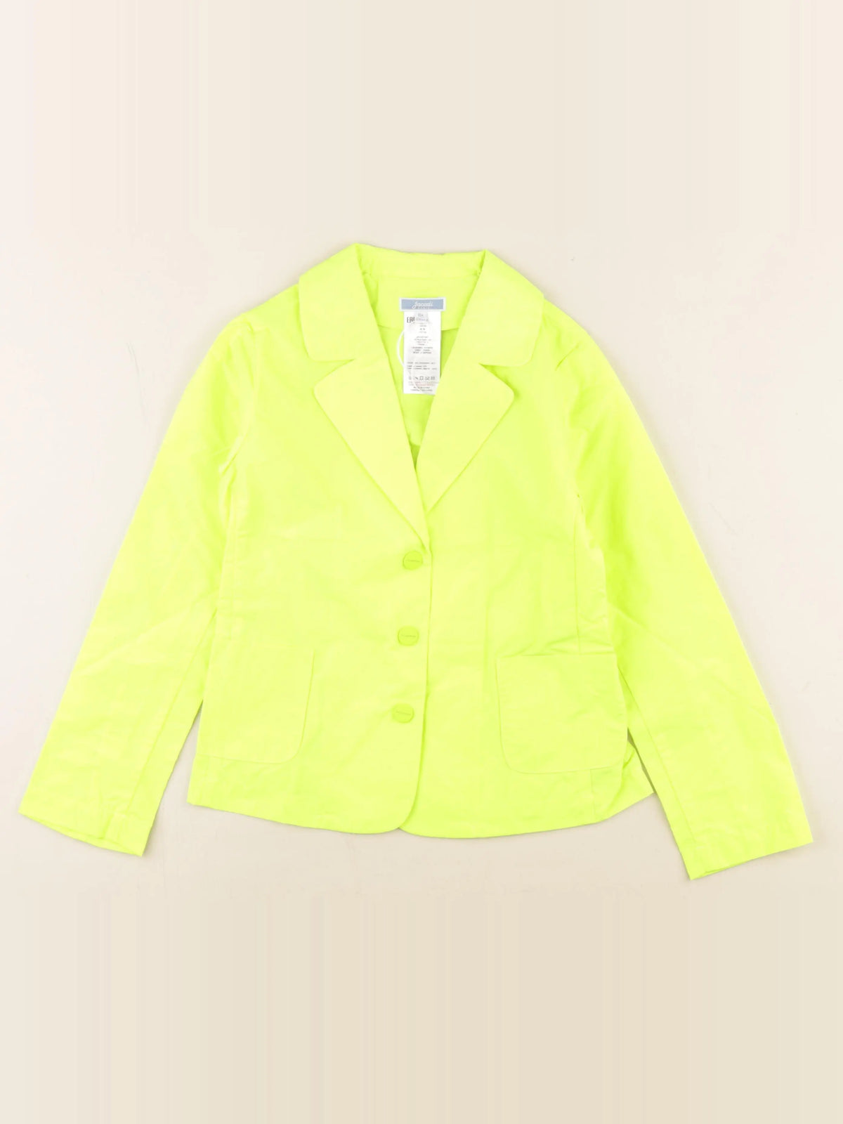 Jacadi - veste vert fluo - 10 ans