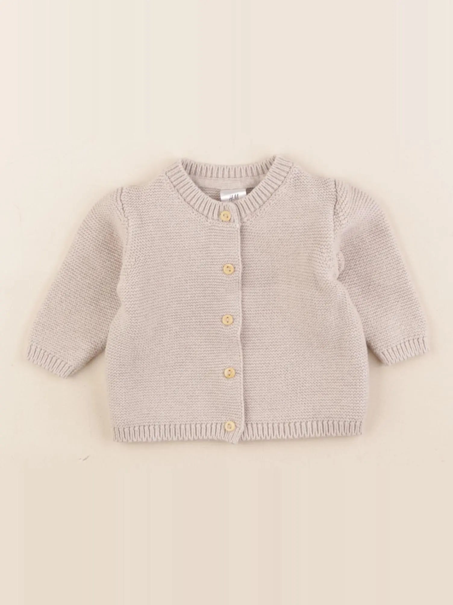H&M - gilet beige - 0/1 mois