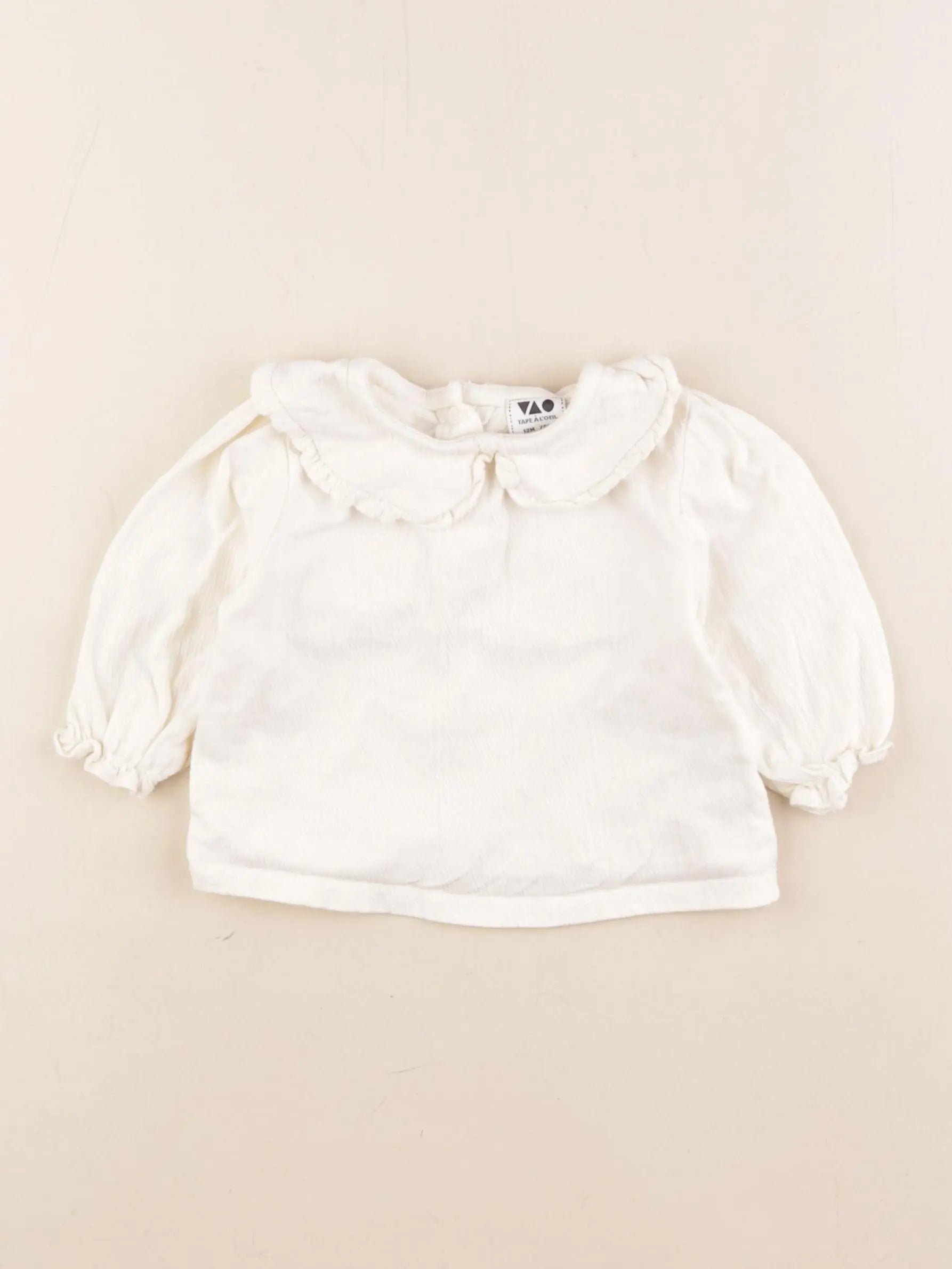 Tape à l'oeil - tee-shirt blanc - 12 mois