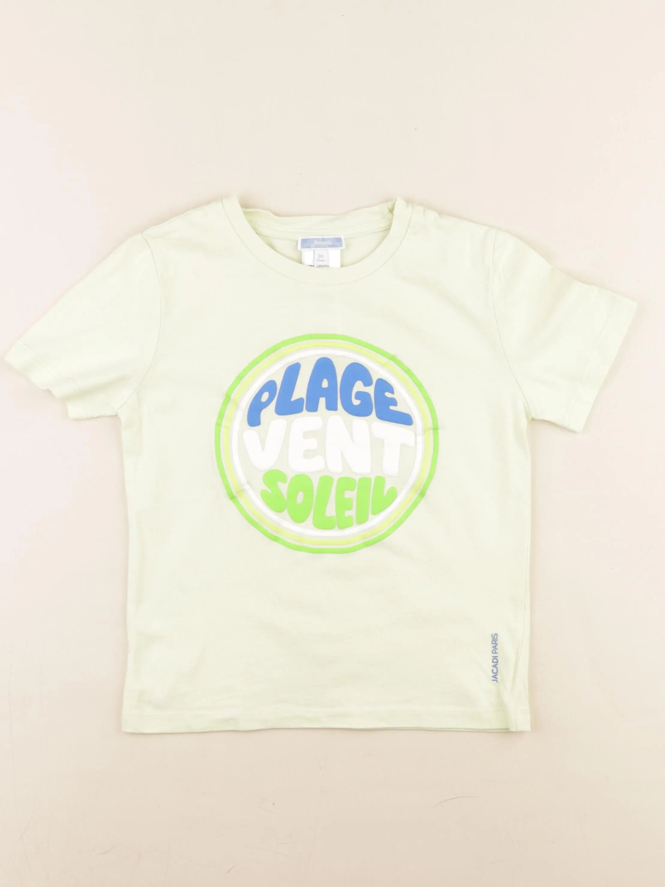 Jacadi - tee-shirt jaune, vert - 6 ans