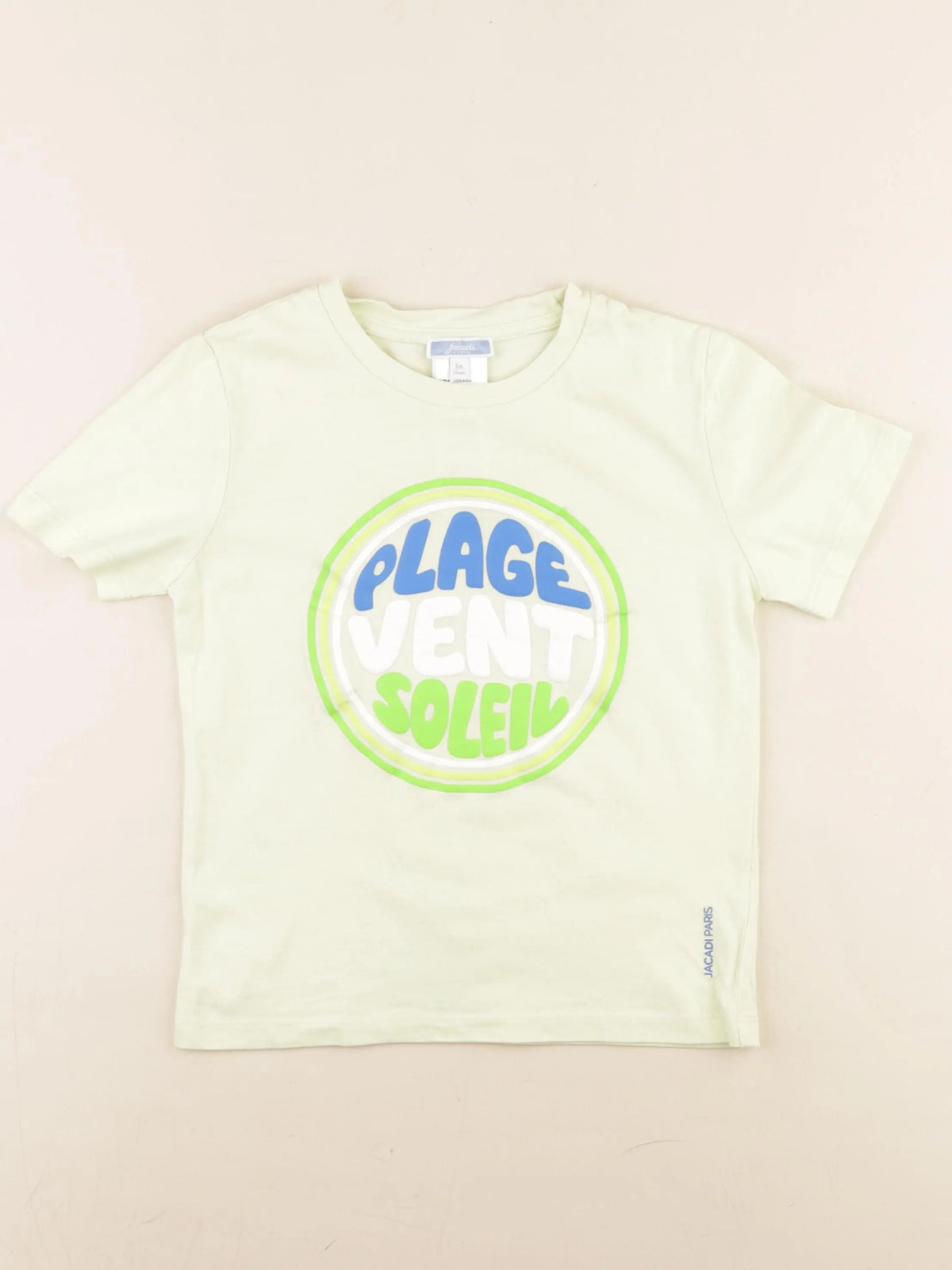 Jacadi - tee-shirt jaune, vert - 6 ans