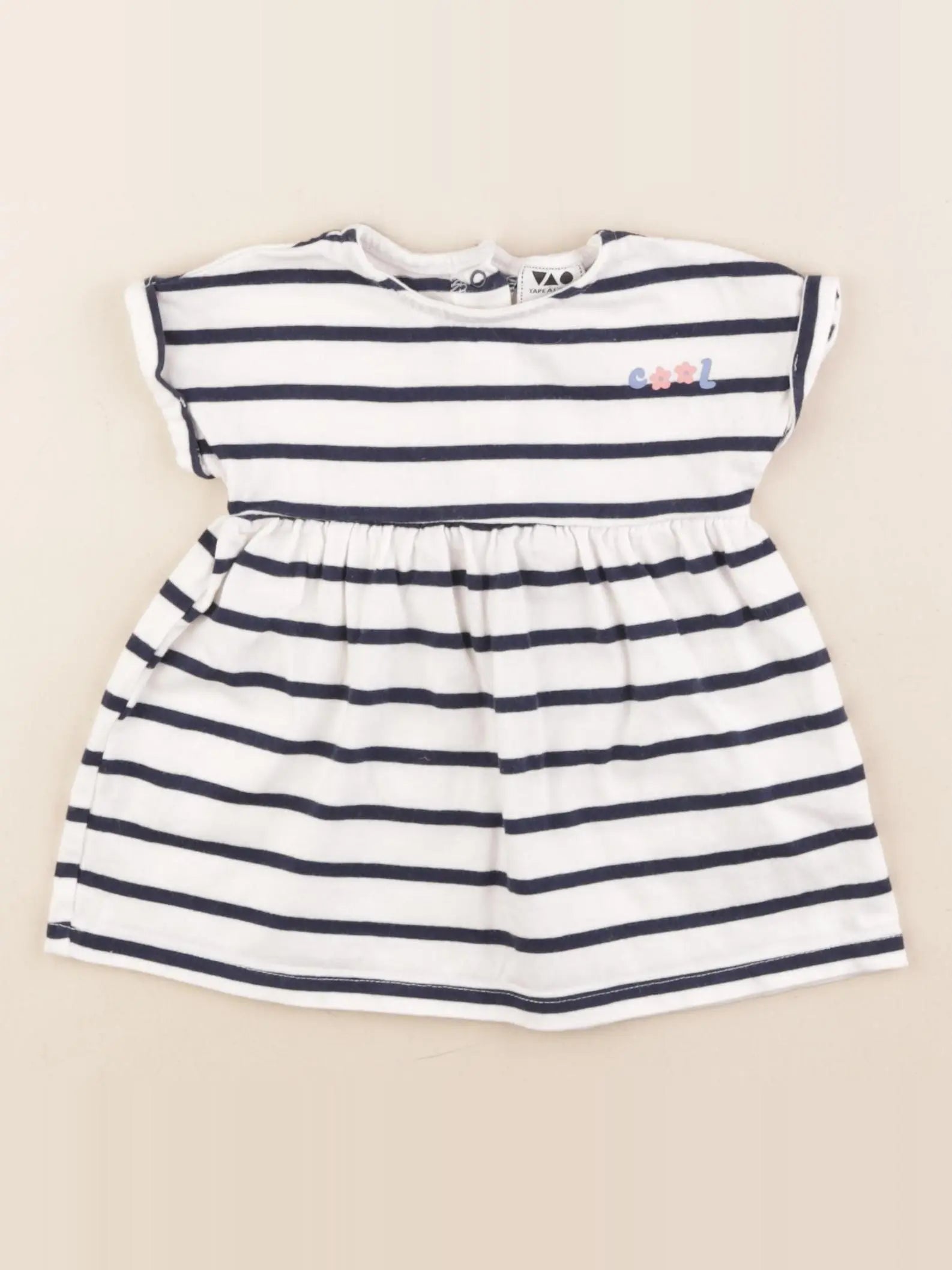 Tape à l'oeil - robe blanc - 6 mois