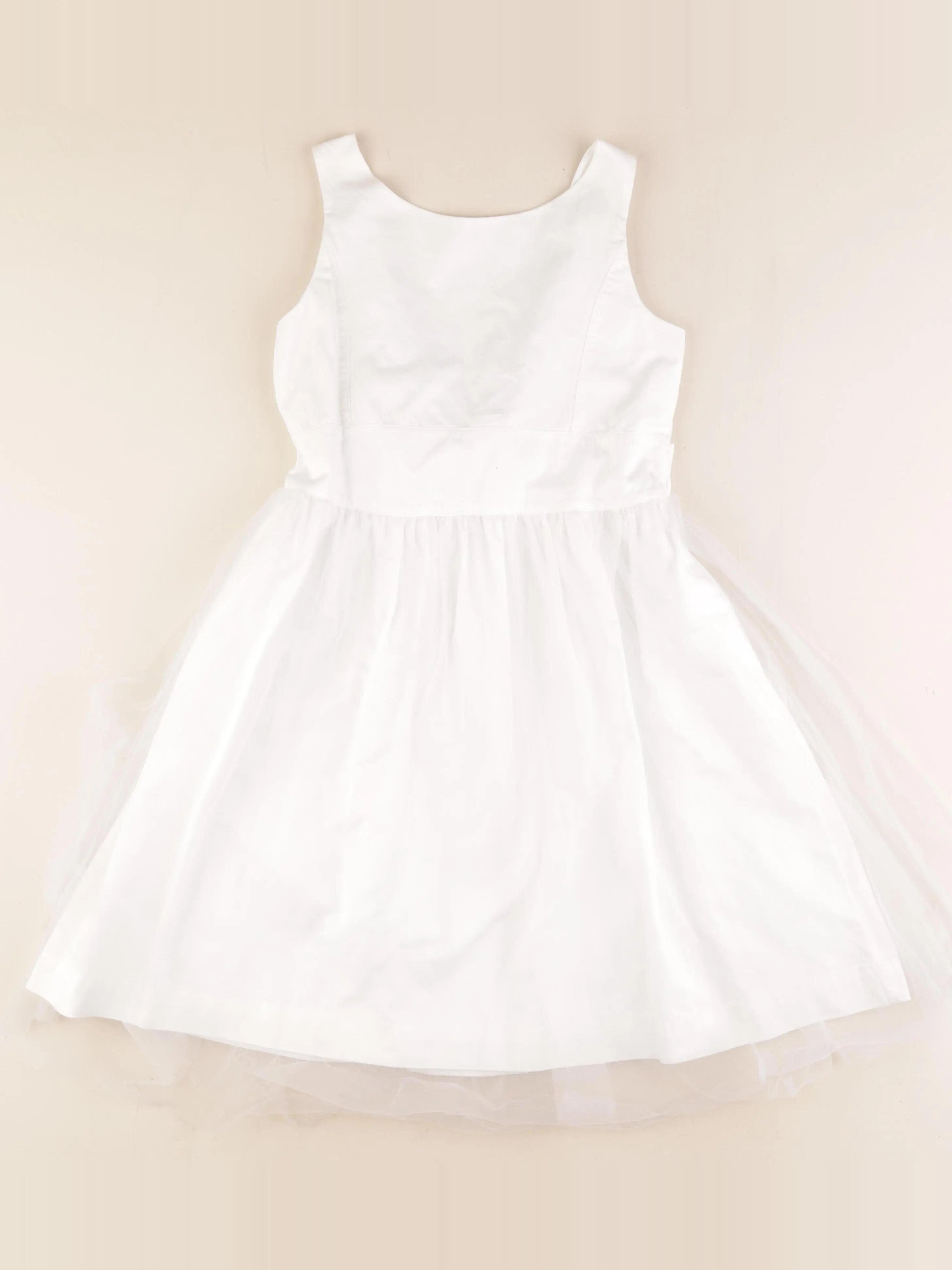 Vertbaudet - robe blanc - 10 ans