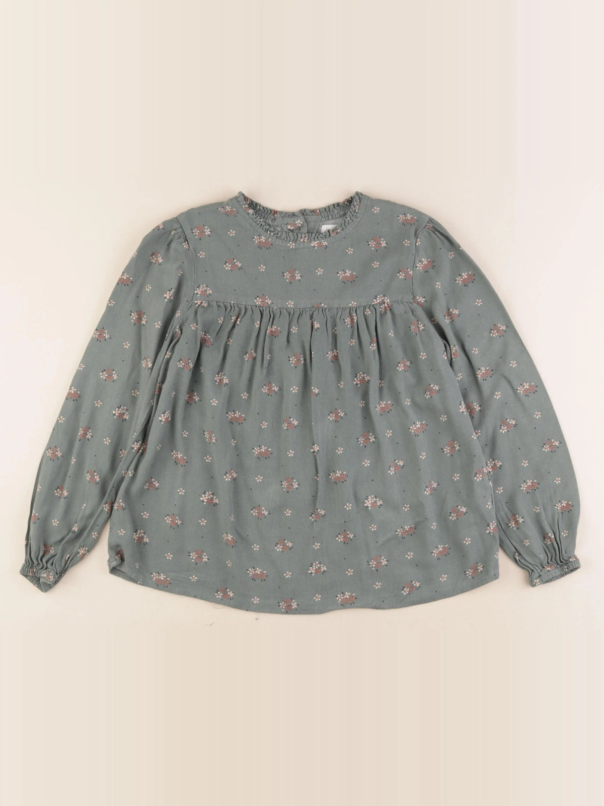 Vertbaudet - blouse vert - 9 ans