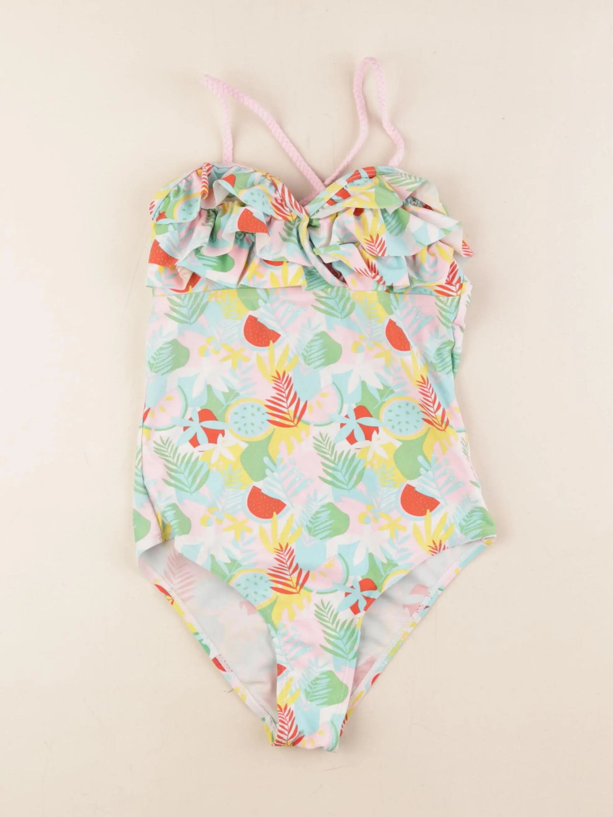 Vertbaudet - maillot de bain multicolore - 12 ans