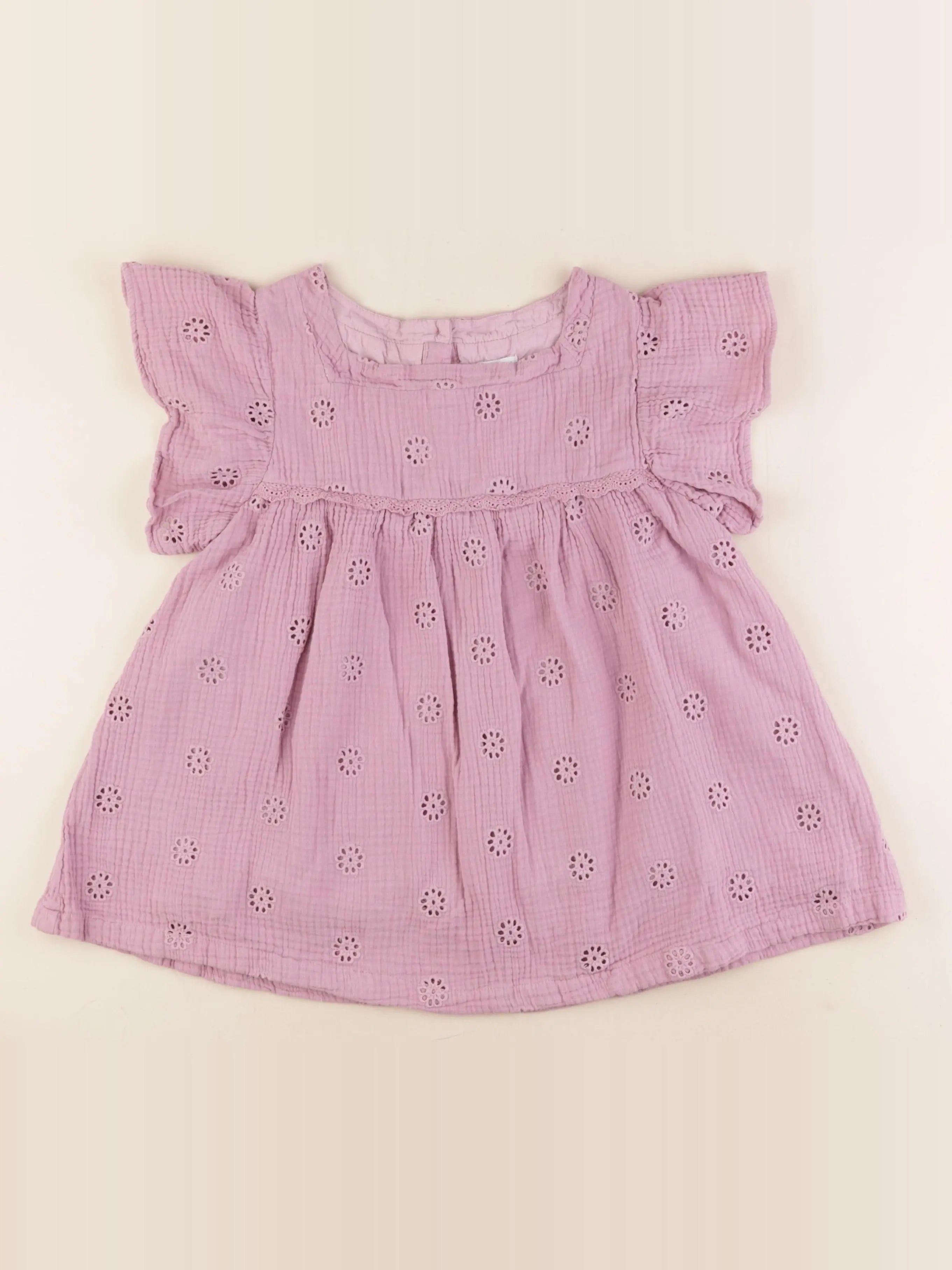 Vertbaudet - blouse violet - 14 ans