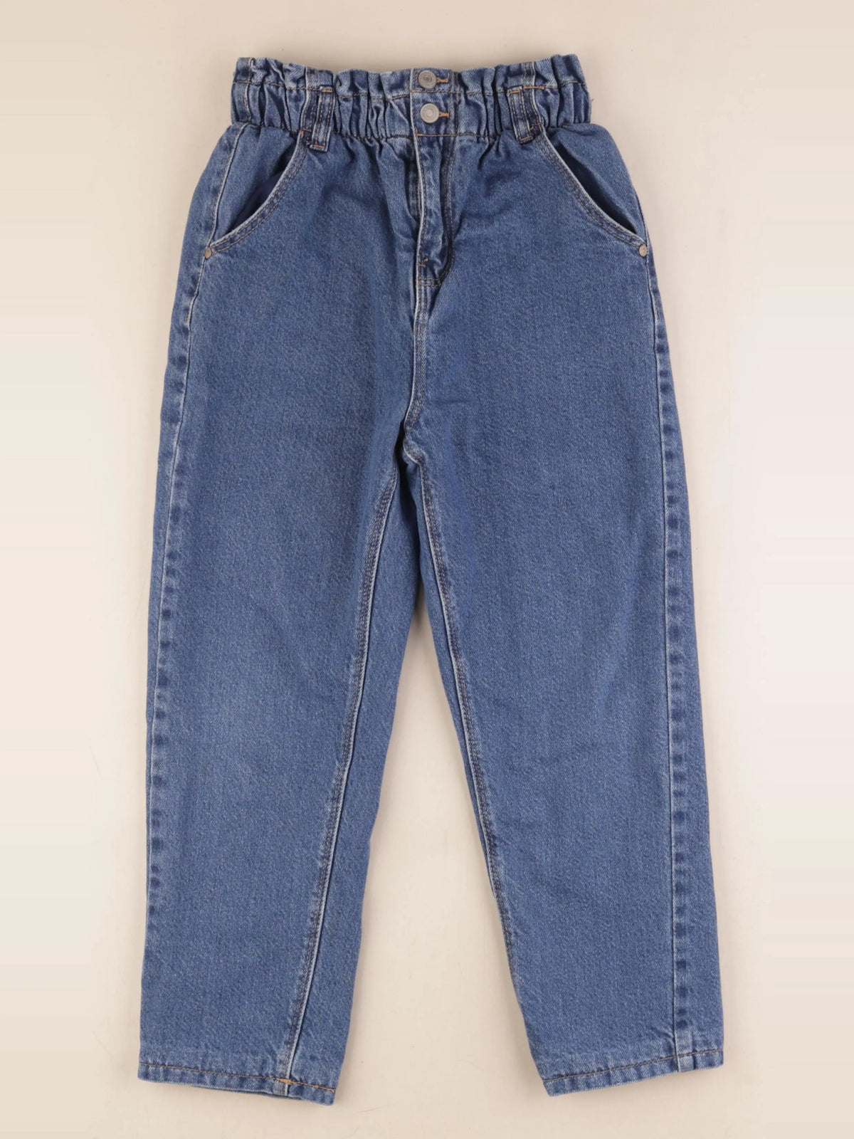 Vertbaudet - jean doublé bleu - 9 ans