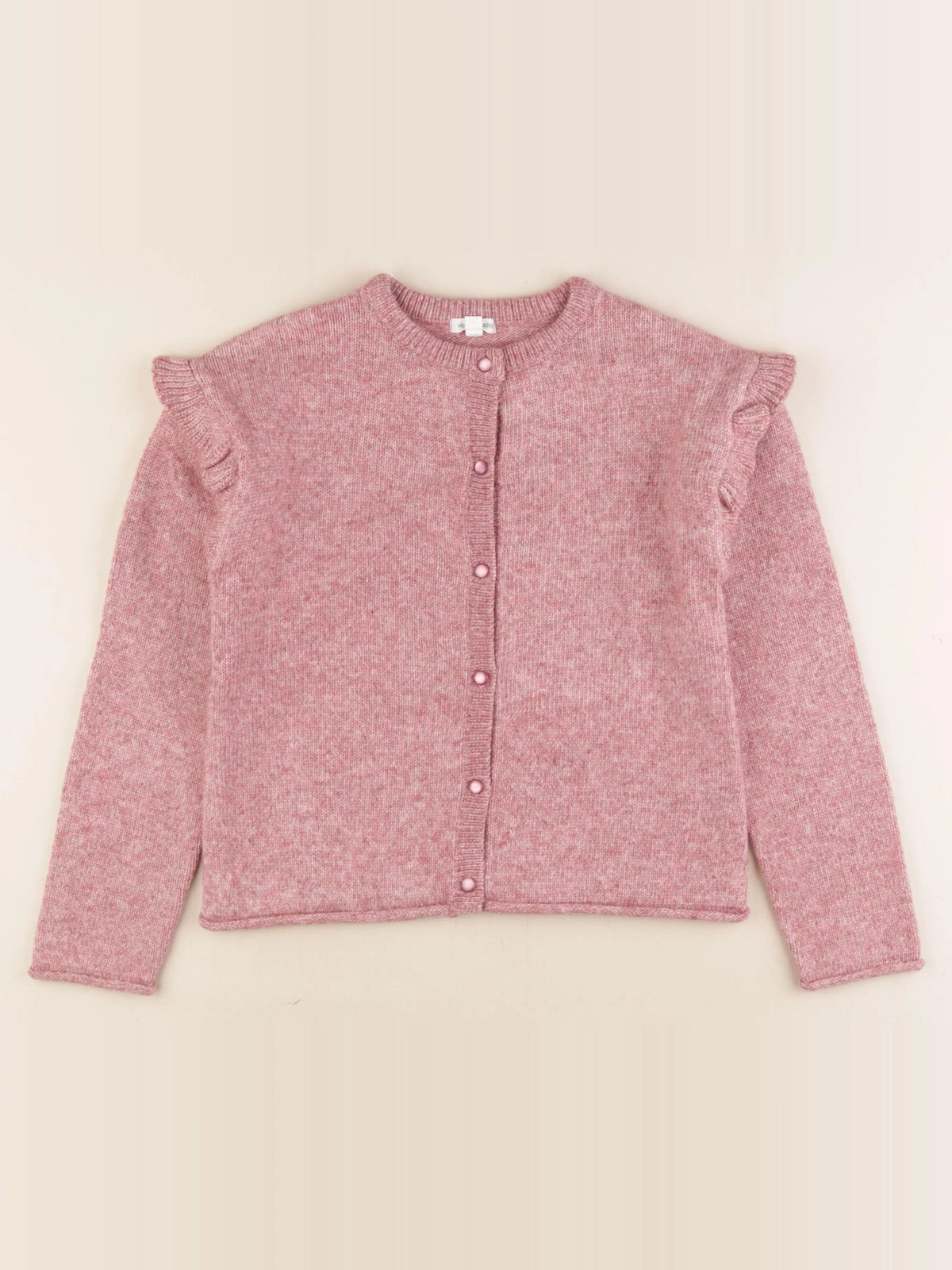 Vertbaudet - gilet rose - 10 ans