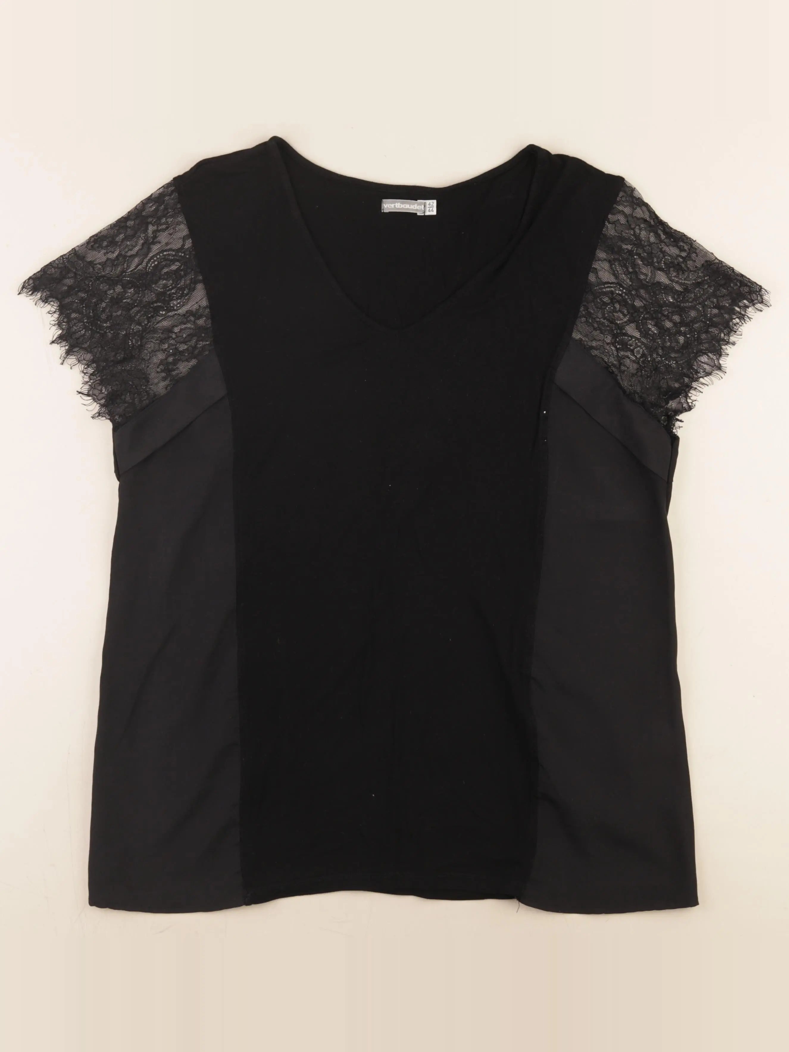 Vertbaudet - tee-shirt grossesse noir - 42 à 44