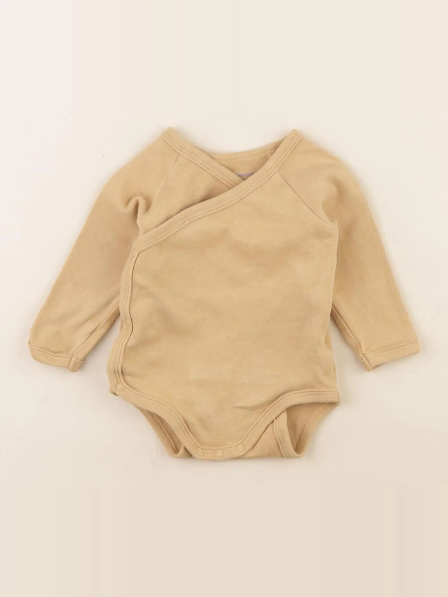 Vertbaudet - body beige - 3 mois
