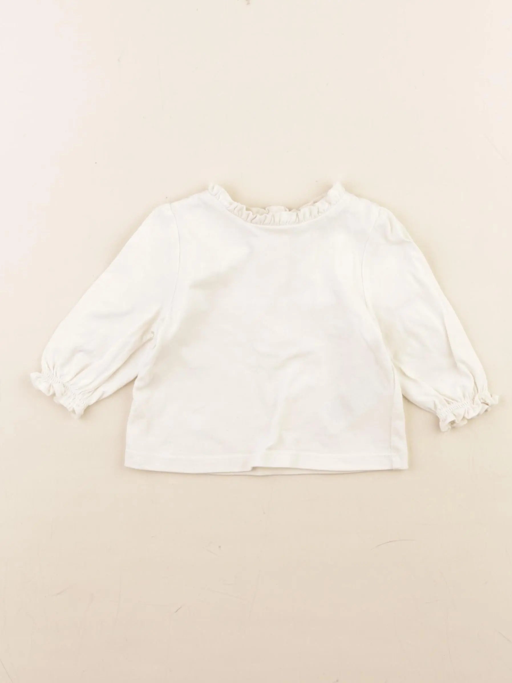 Vertbaudet - tee-shirt beige - 3 mois
